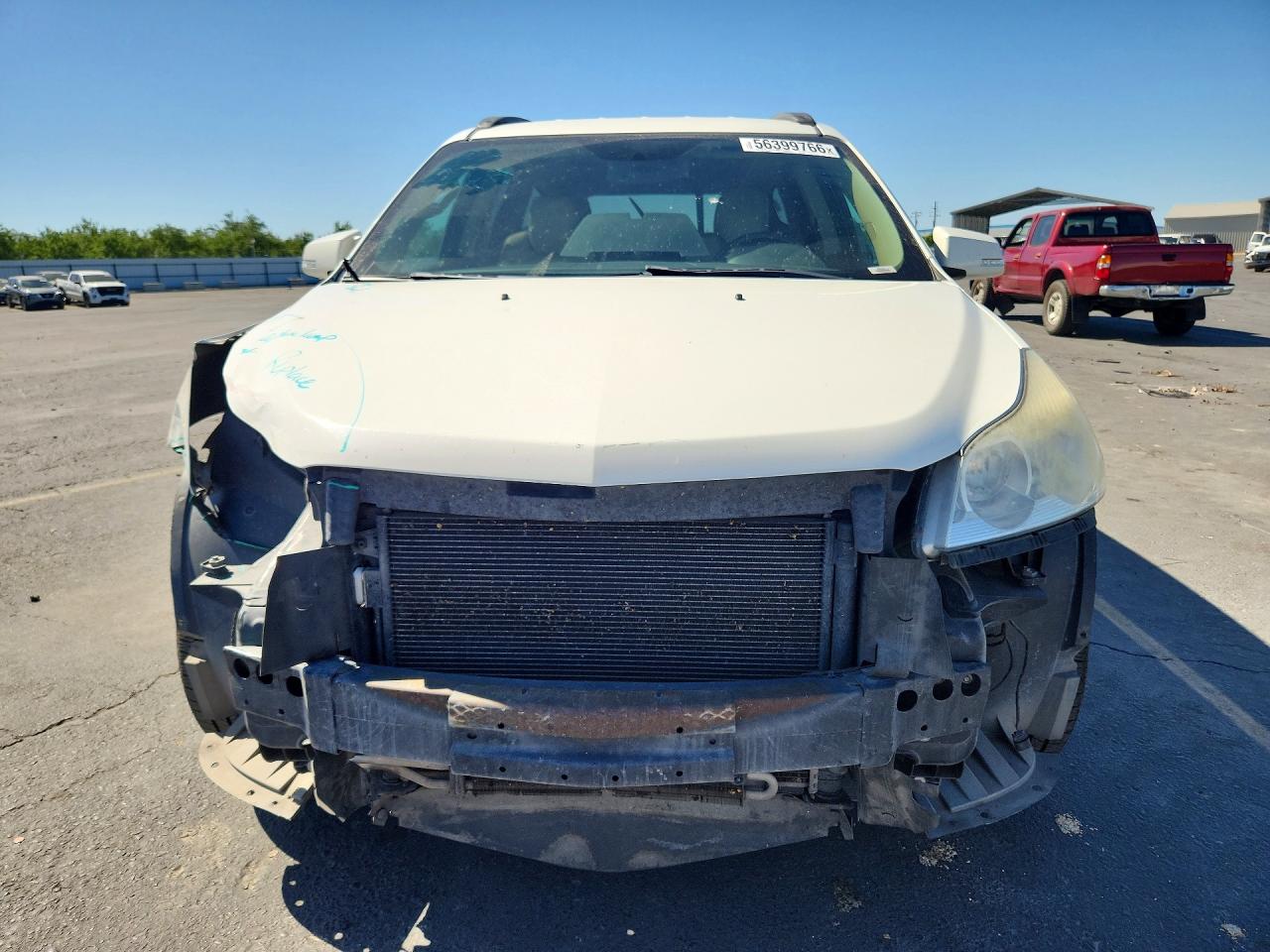 2012 Chevrolet Traverse Ltz White vin: 1GNKVLED0CJ279205