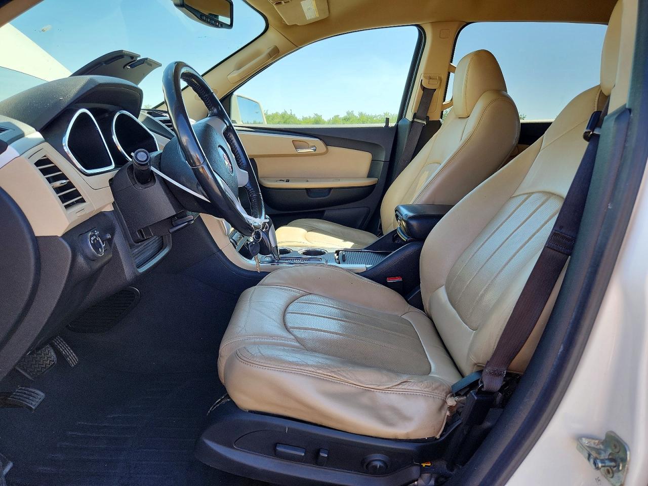 2012 Chevrolet Traverse Ltz White vin: 1GNKVLED0CJ279205