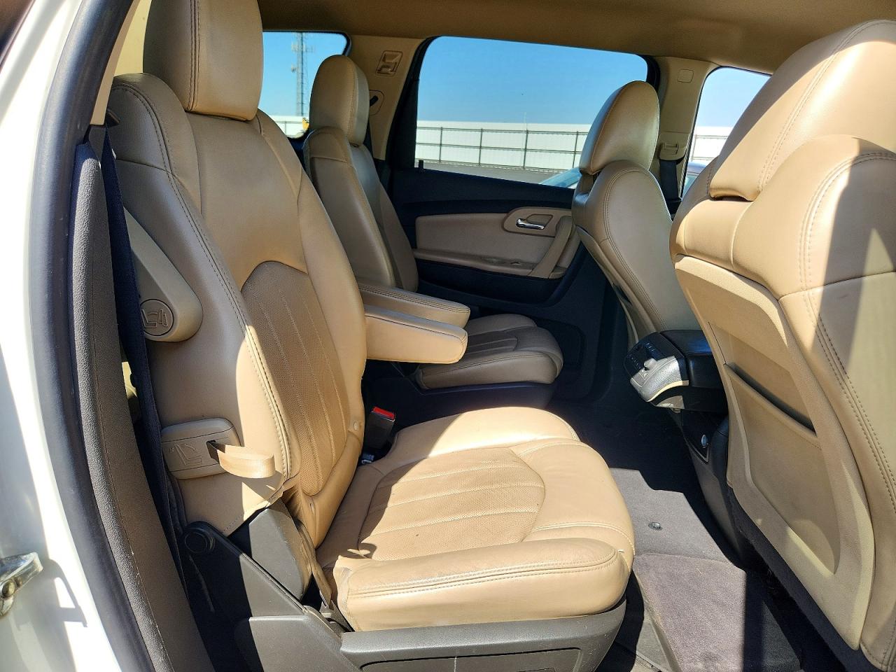2012 Chevrolet Traverse Ltz White vin: 1GNKVLED0CJ279205
