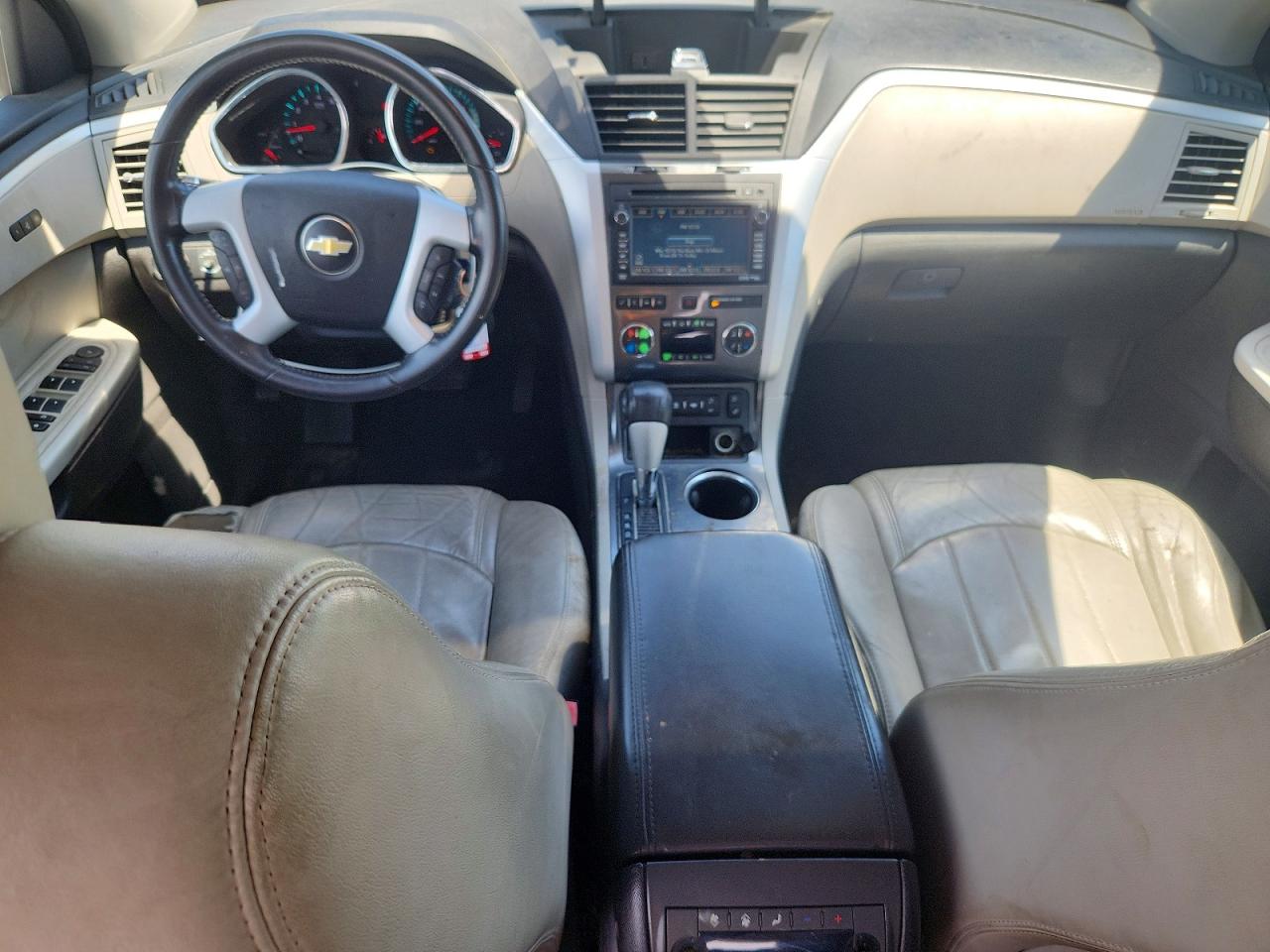 2012 Chevrolet Traverse Ltz Black vin: 1GNKVLED1CJ123304