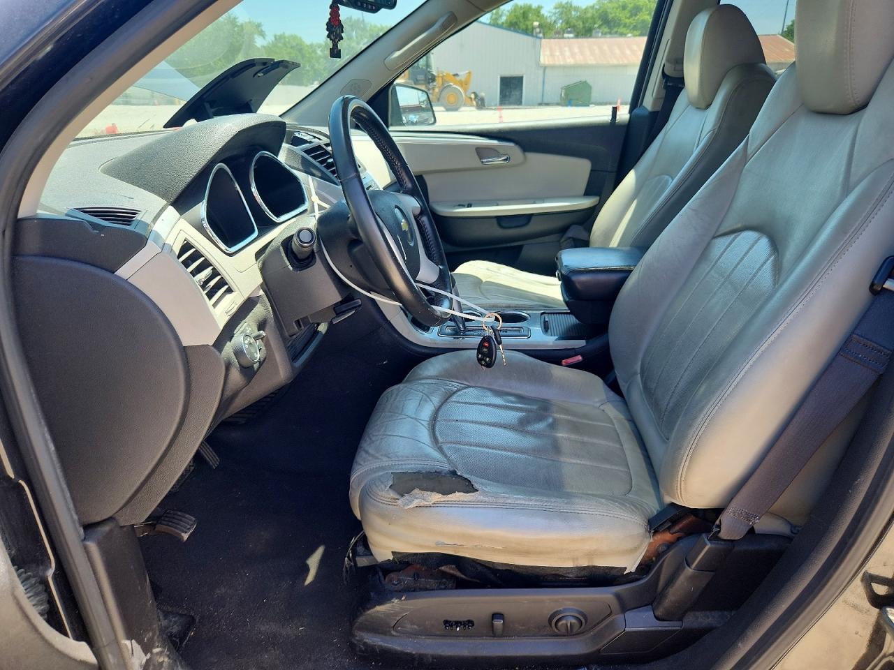 2012 Chevrolet Traverse Ltz Black vin: 1GNKVLED1CJ123304