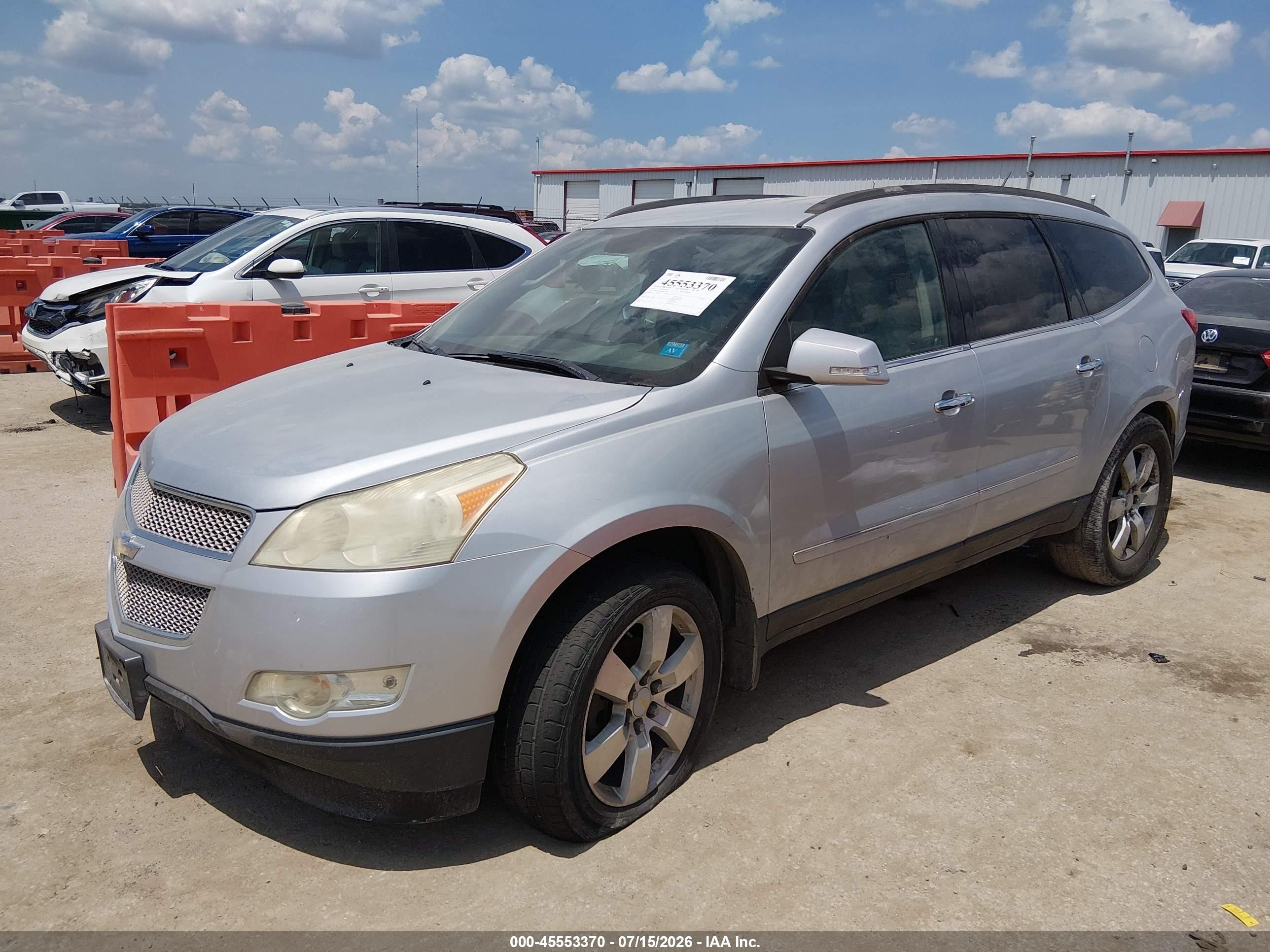 2011 Chevrolet Traverse Ltz Silver vin: 1GNKVLED2BJ118028