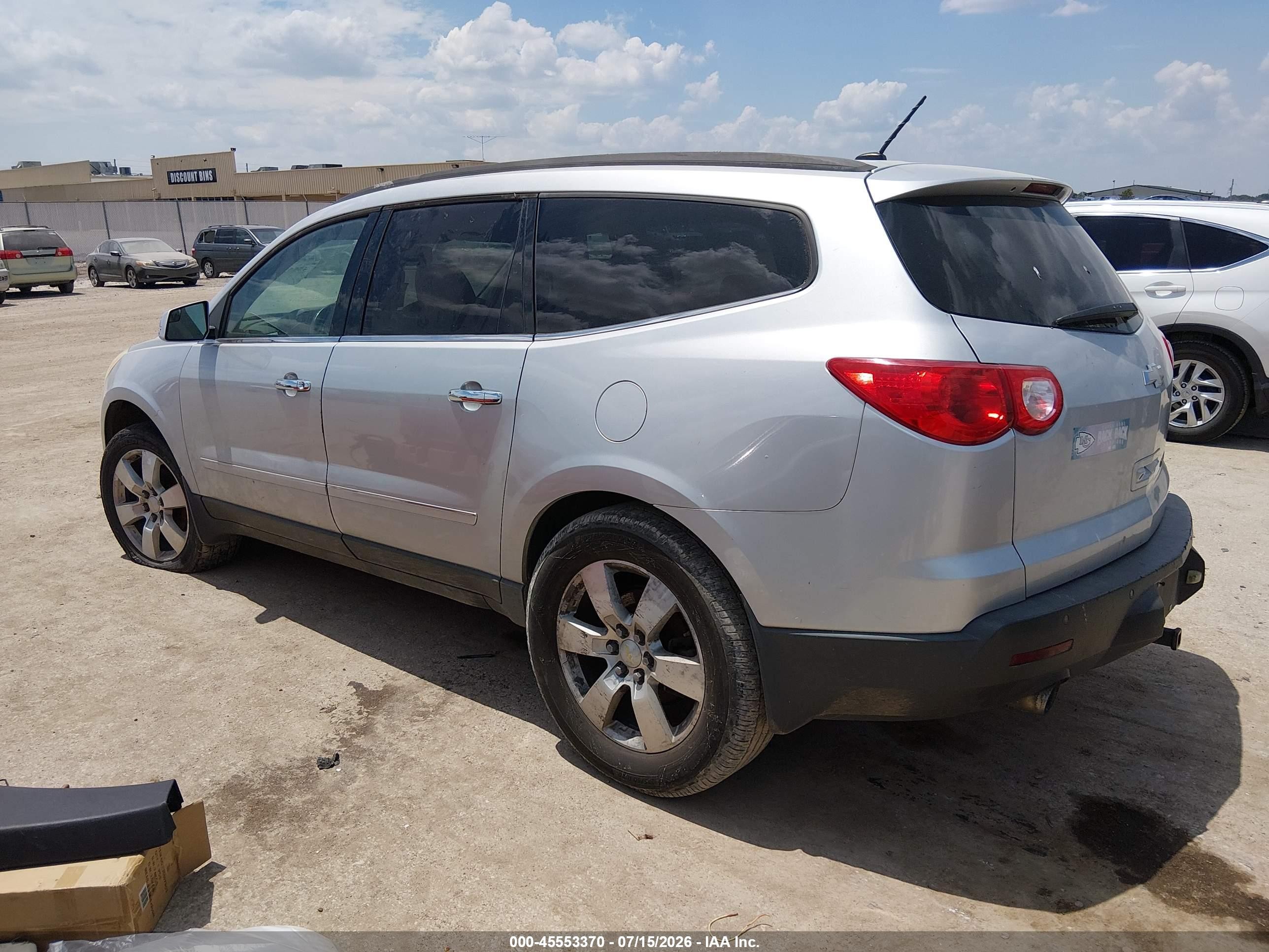 2011 Chevrolet Traverse Ltz Silver vin: 1GNKVLED2BJ118028