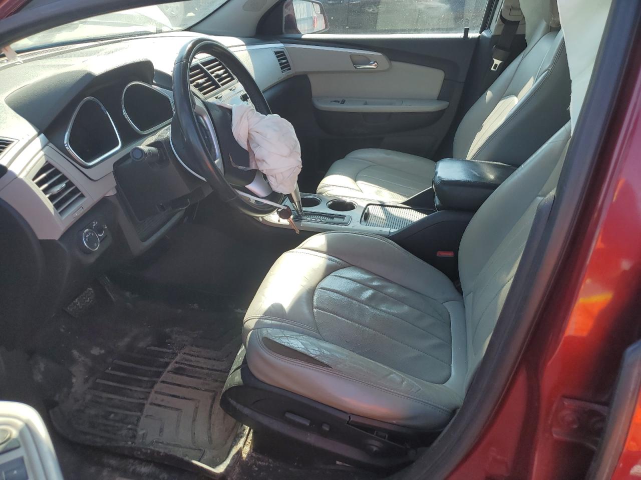 2011 Chevrolet Traverse Ltz Maroon vin: 1GNKVLED2BJ185616