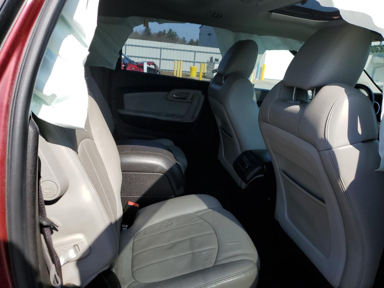 2011 Chevrolet Traverse Ltz Maroon vin: 1GNKVLED2BJ185616