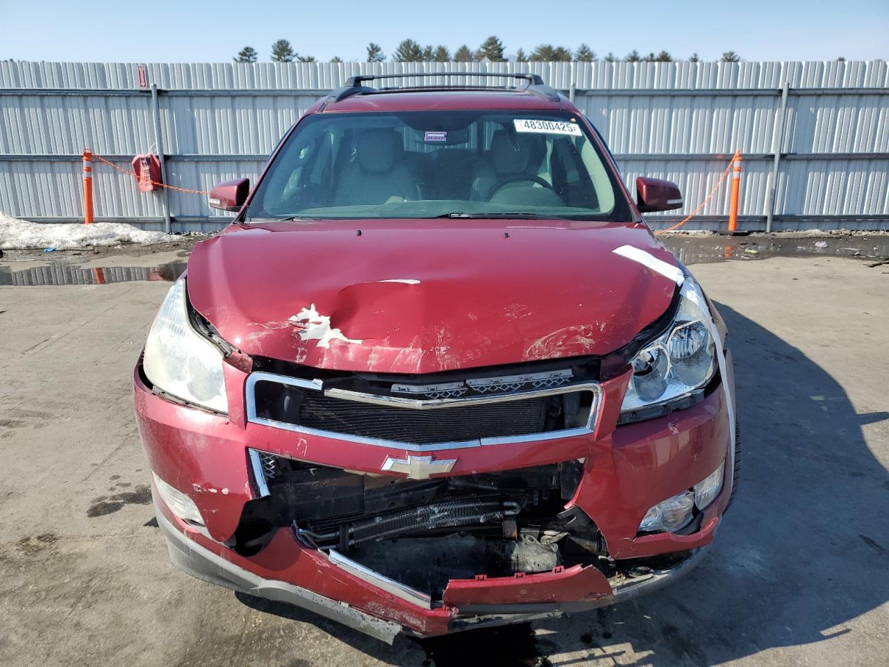 2011 Chevrolet Traverse Ltz Maroon vin: 1GNKVLED2BJ185616