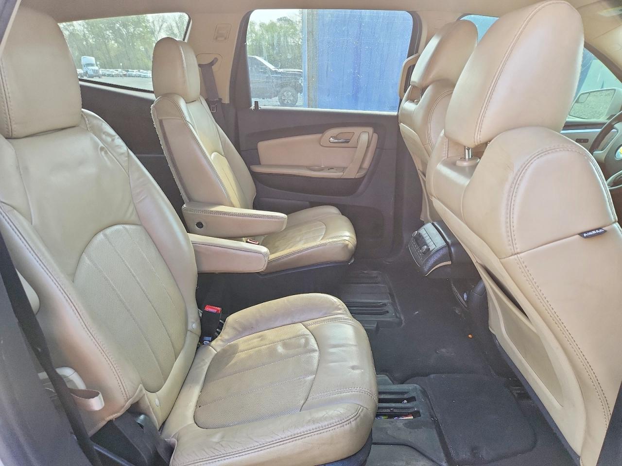 2011 Chevrolet Traverse Ltz White vin: 1GNKVLED2BJ197202
