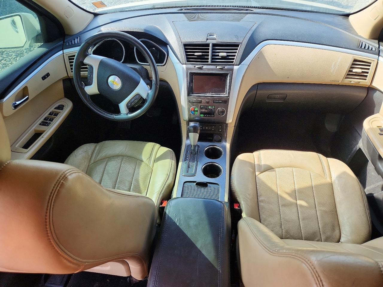 2011 Chevrolet Traverse Ltz White vin: 1GNKVLED2BJ197202