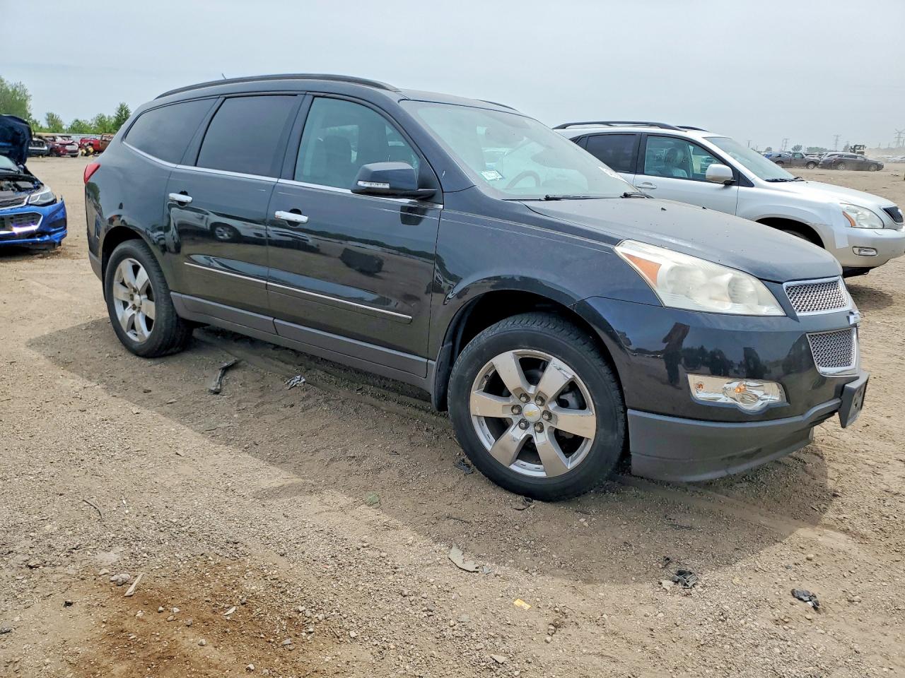 2011 Chevrolet Traverse Ltz Black vin: 1GNKVLED2BJ201815