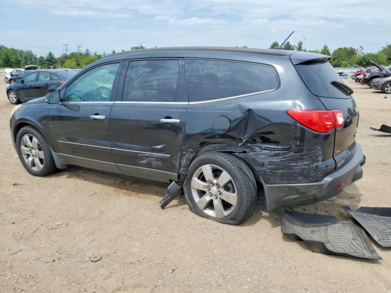 2011 Chevrolet Traverse Ltz Black vin: 1GNKVLED2BJ201815