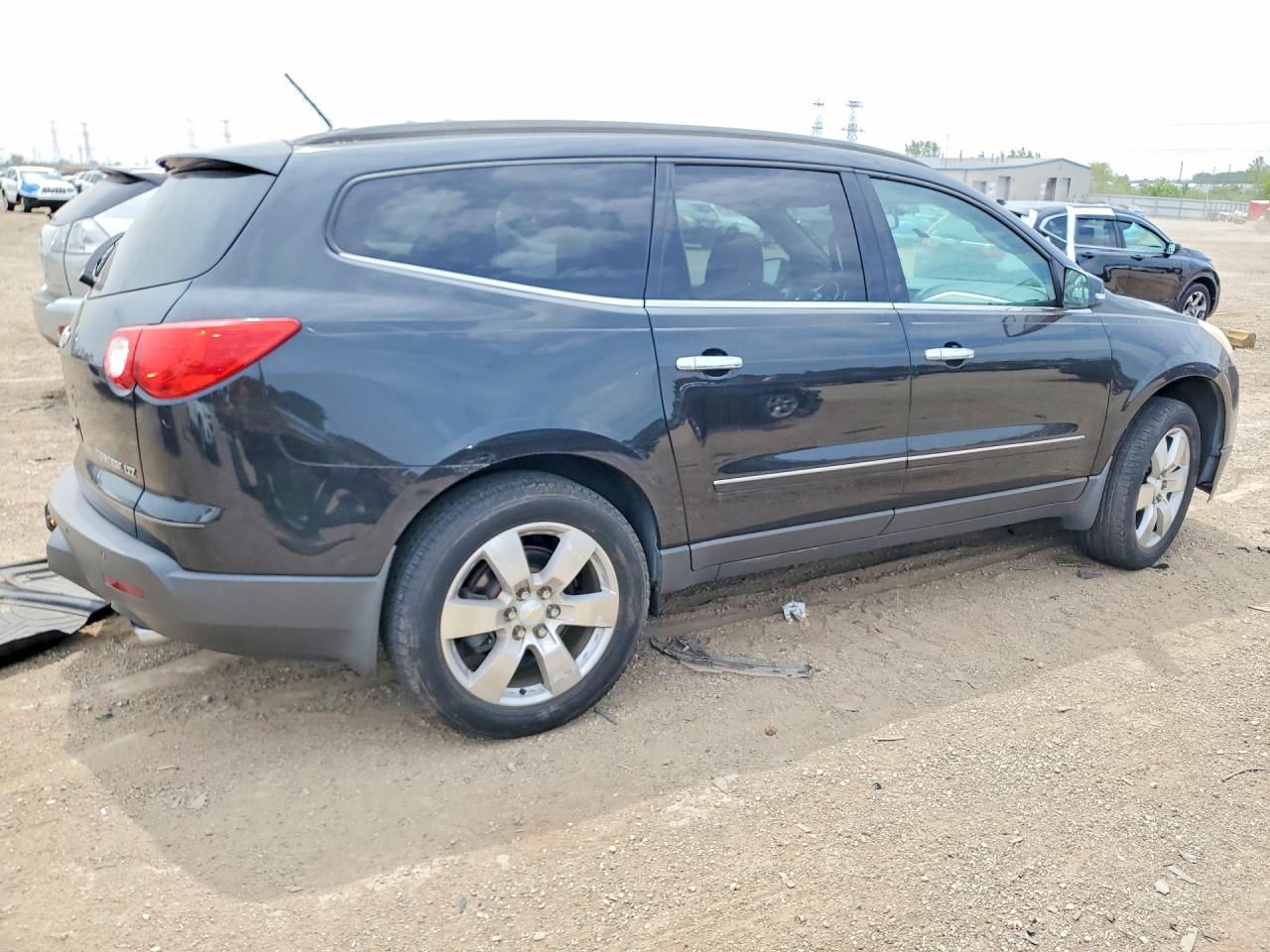 2011 Chevrolet Traverse Ltz Black vin: 1GNKVLED2BJ201815