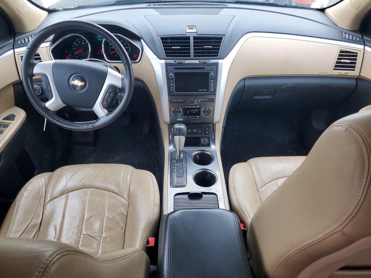 2011 Chevrolet Traverse Ltz Beige vin: 1GNKVLED2BJ271041