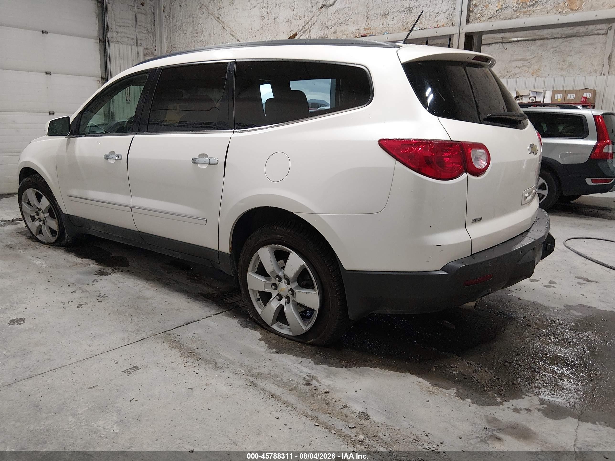2012 Chevrolet Traverse Ltz White vin: 1GNKVLED2CJ108570