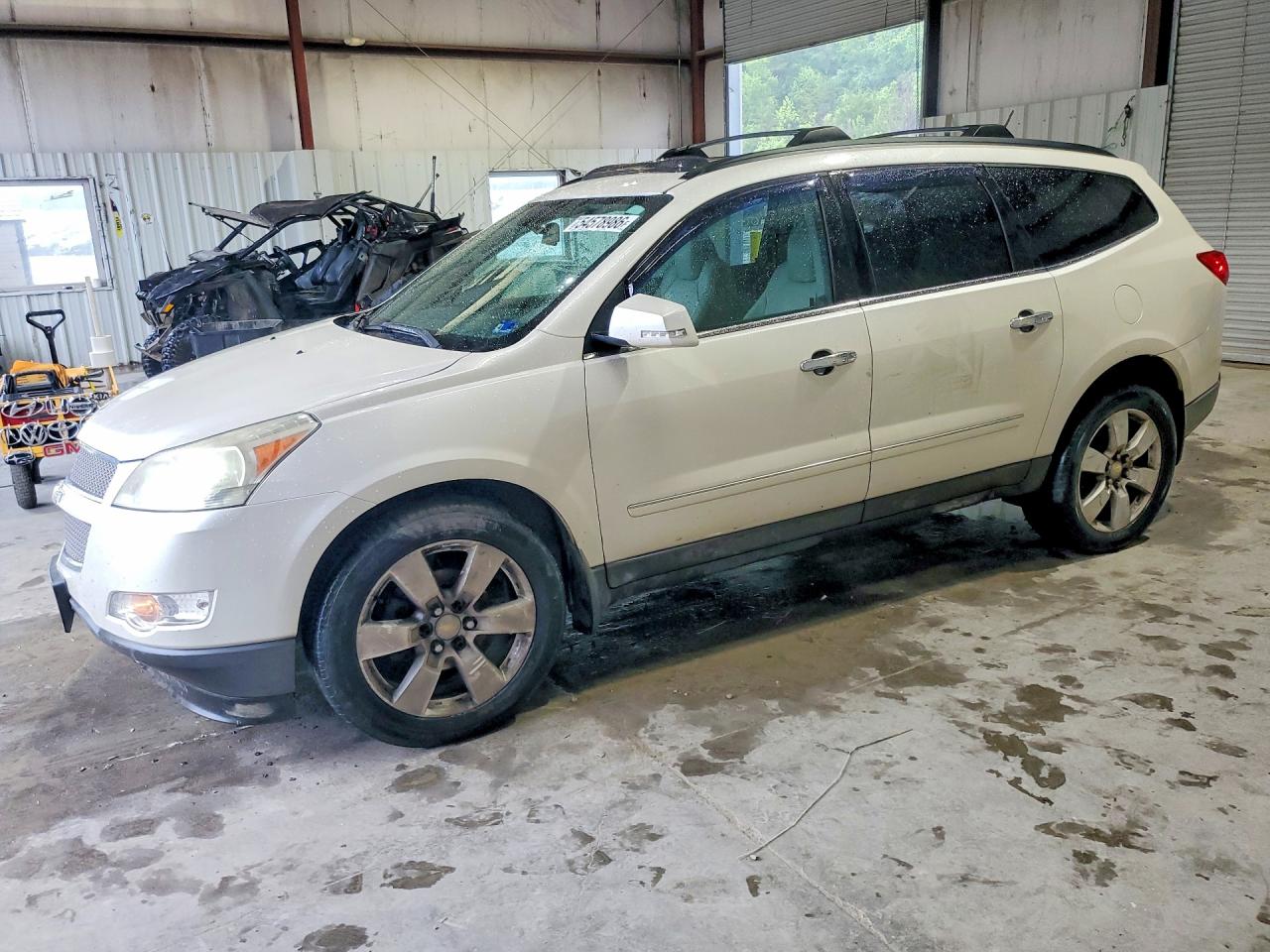 2011 Chevrolet Traverse Ltz White vin: 1GNKVLED3BJ204867