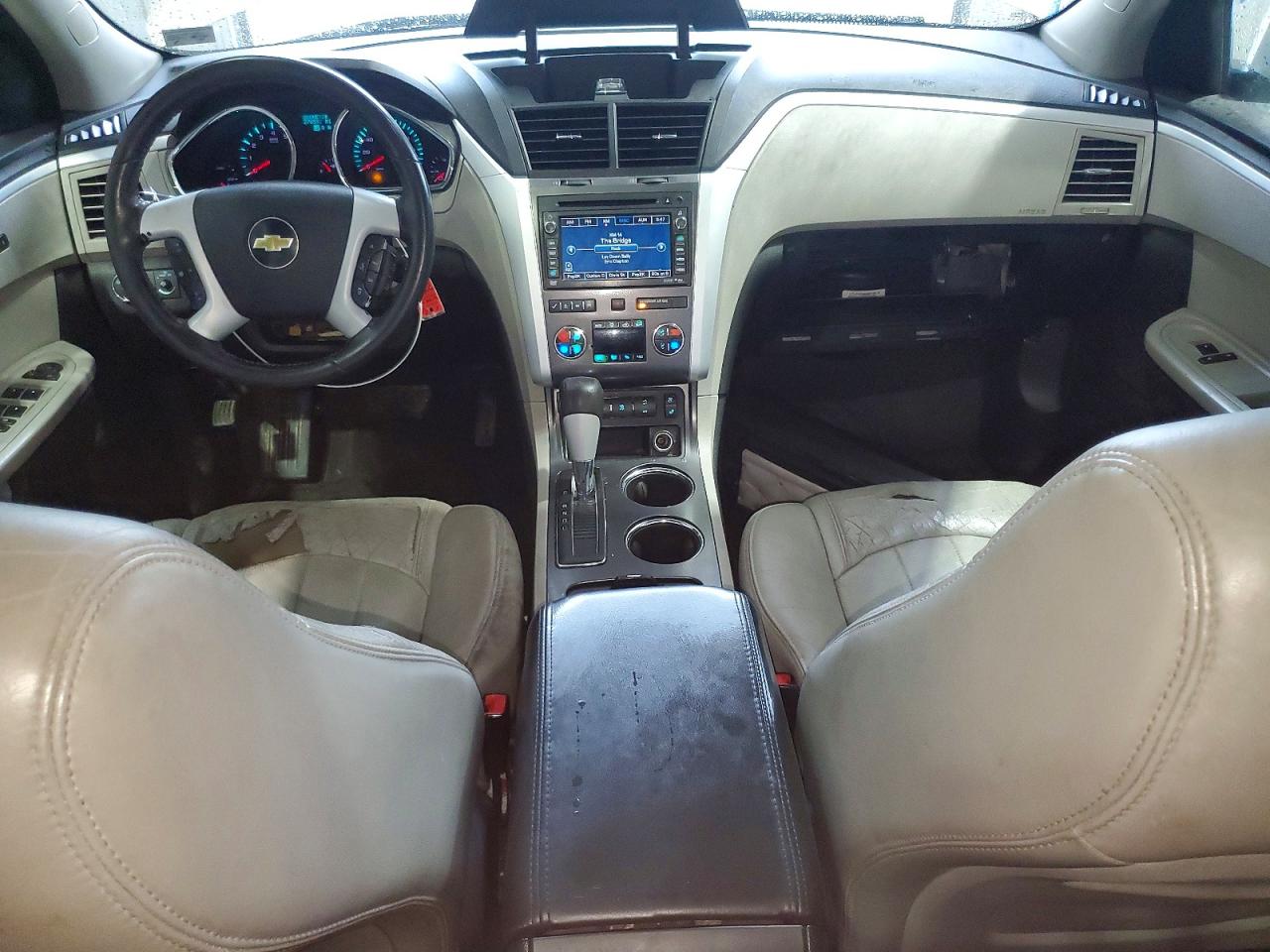 2011 Chevrolet Traverse Ltz White vin: 1GNKVLED3BJ204867
