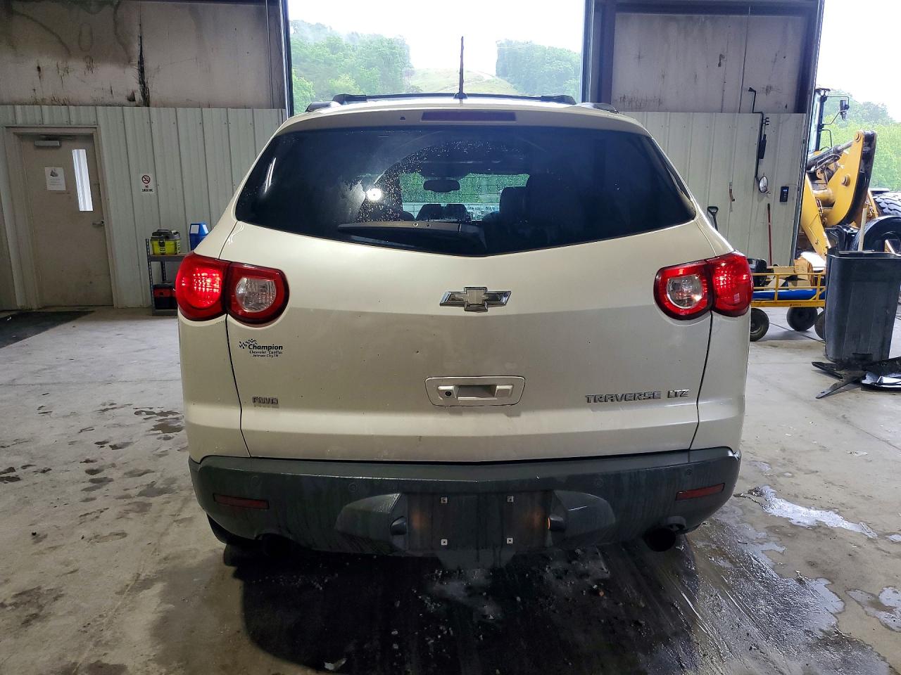 2011 Chevrolet Traverse Ltz White vin: 1GNKVLED3BJ204867
