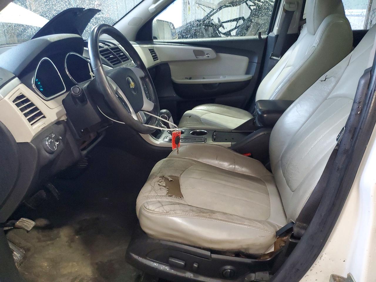 2011 Chevrolet Traverse Ltz White vin: 1GNKVLED3BJ204867