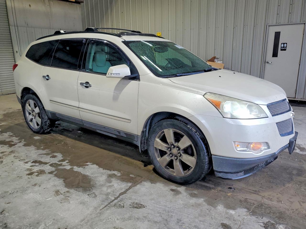 2011 Chevrolet Traverse Ltz White vin: 1GNKVLED3BJ204867