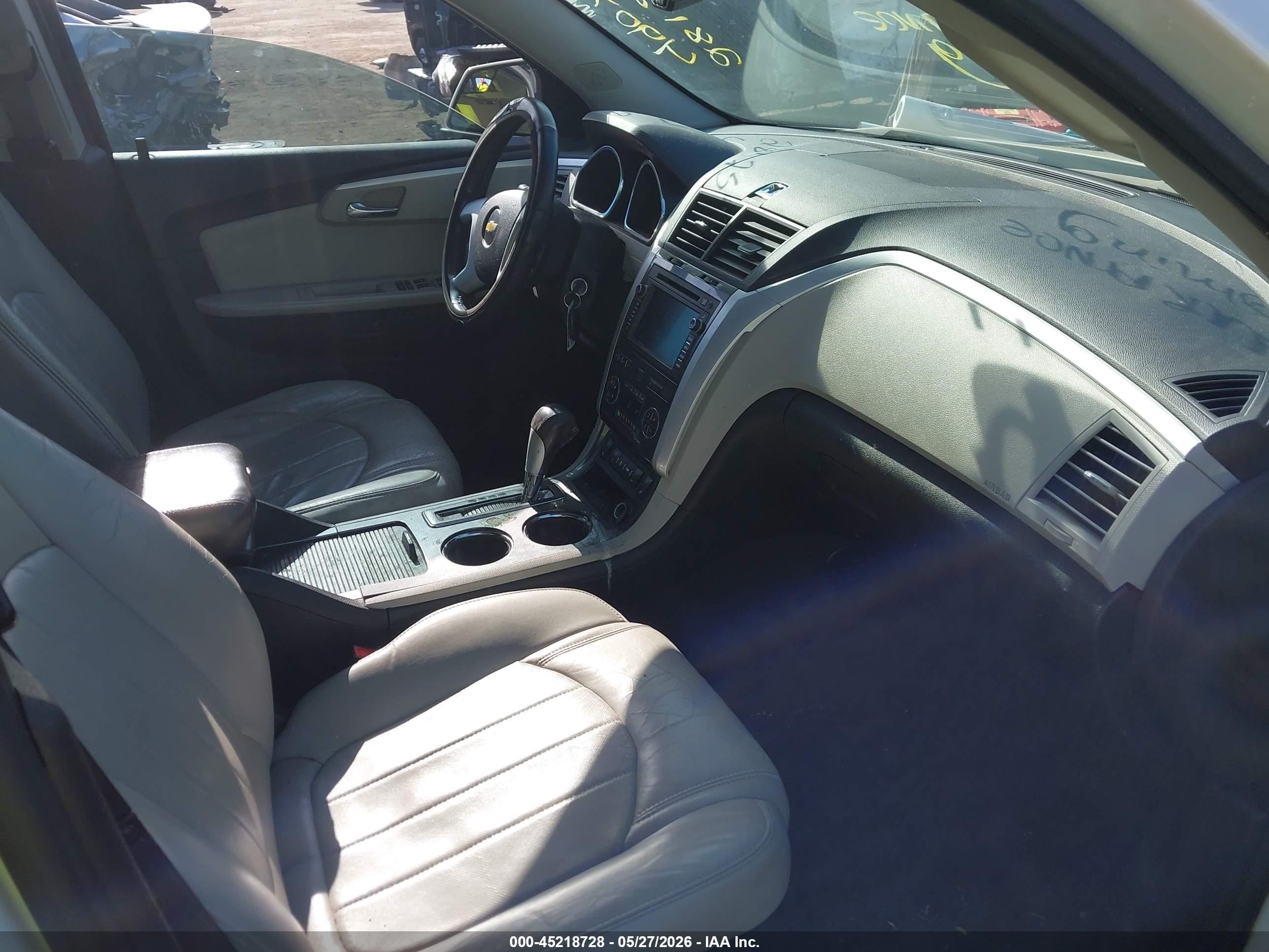 2011 Chevrolet Traverse Ltz White vin: 1GNKVLED3BJ281254