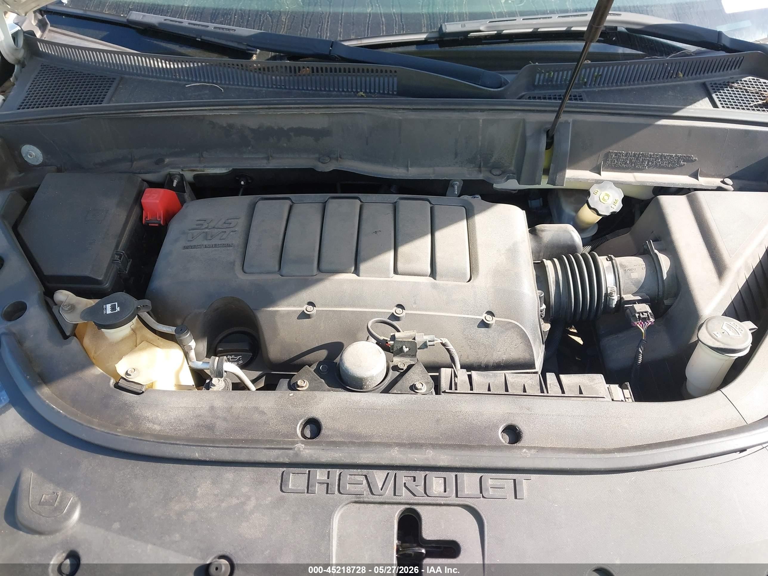 2011 Chevrolet Traverse Ltz White vin: 1GNKVLED3BJ281254
