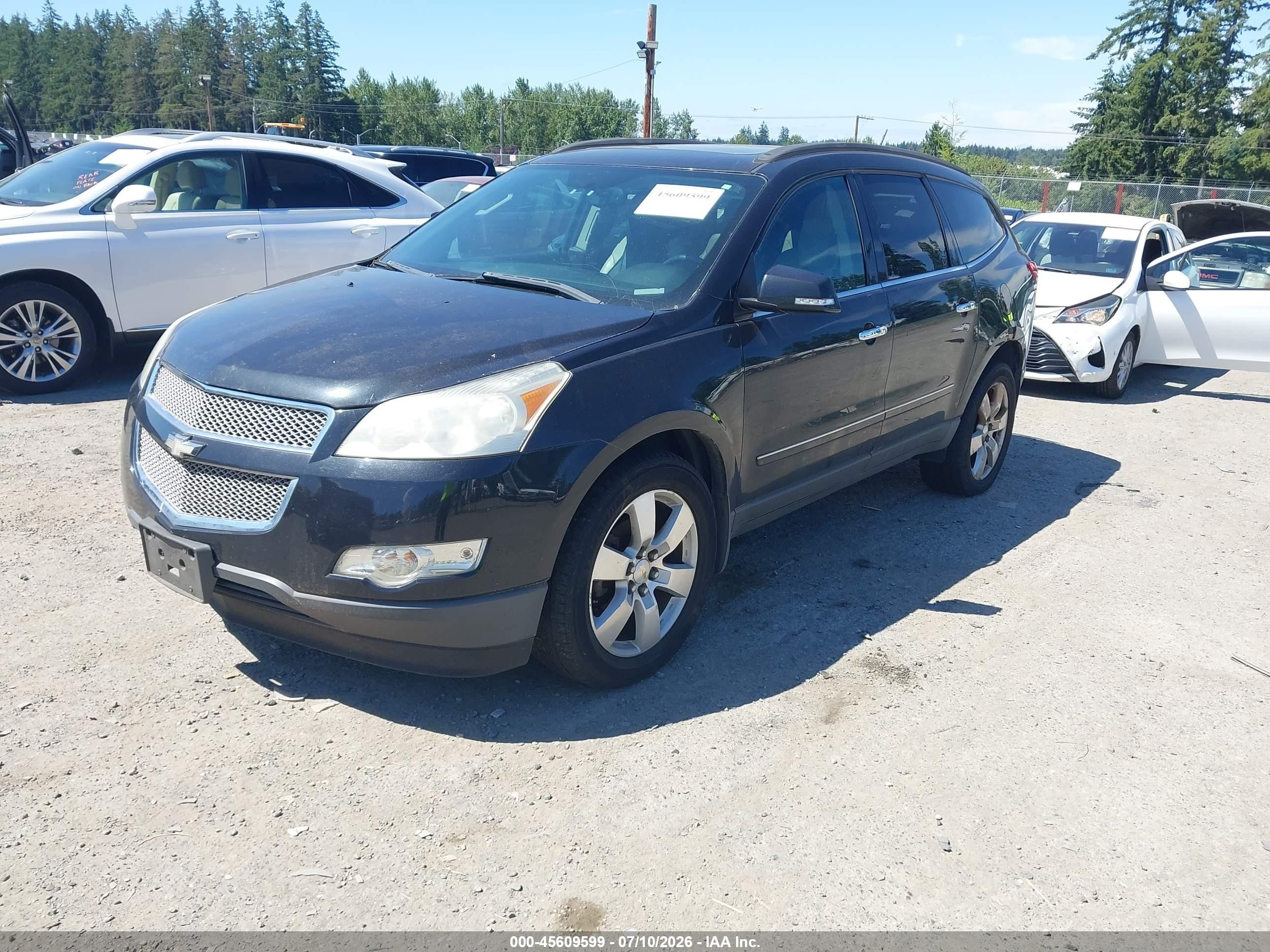 2011 Chevrolet Traverse Ltz Gray vin: 1GNKVLED3BJ281772