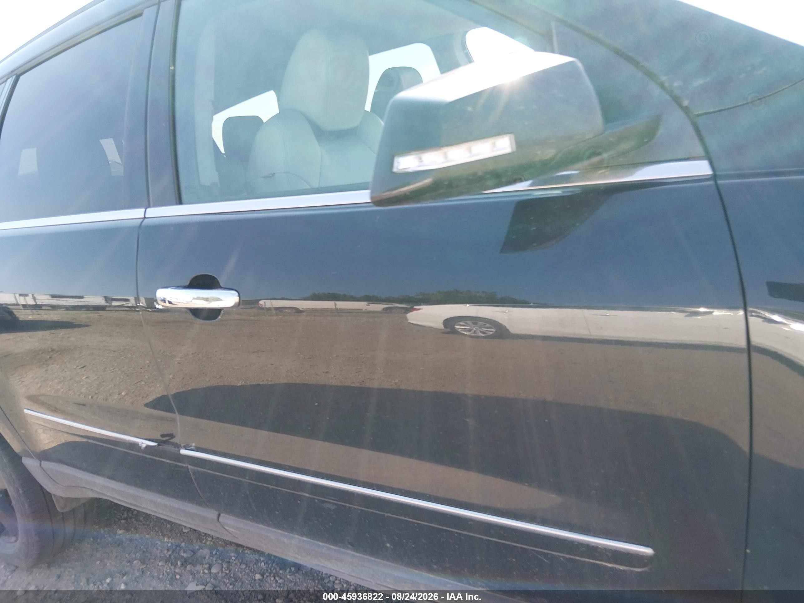 2012 Chevrolet Traverse Ltz Black vin: 1GNKVLED3CJ108397