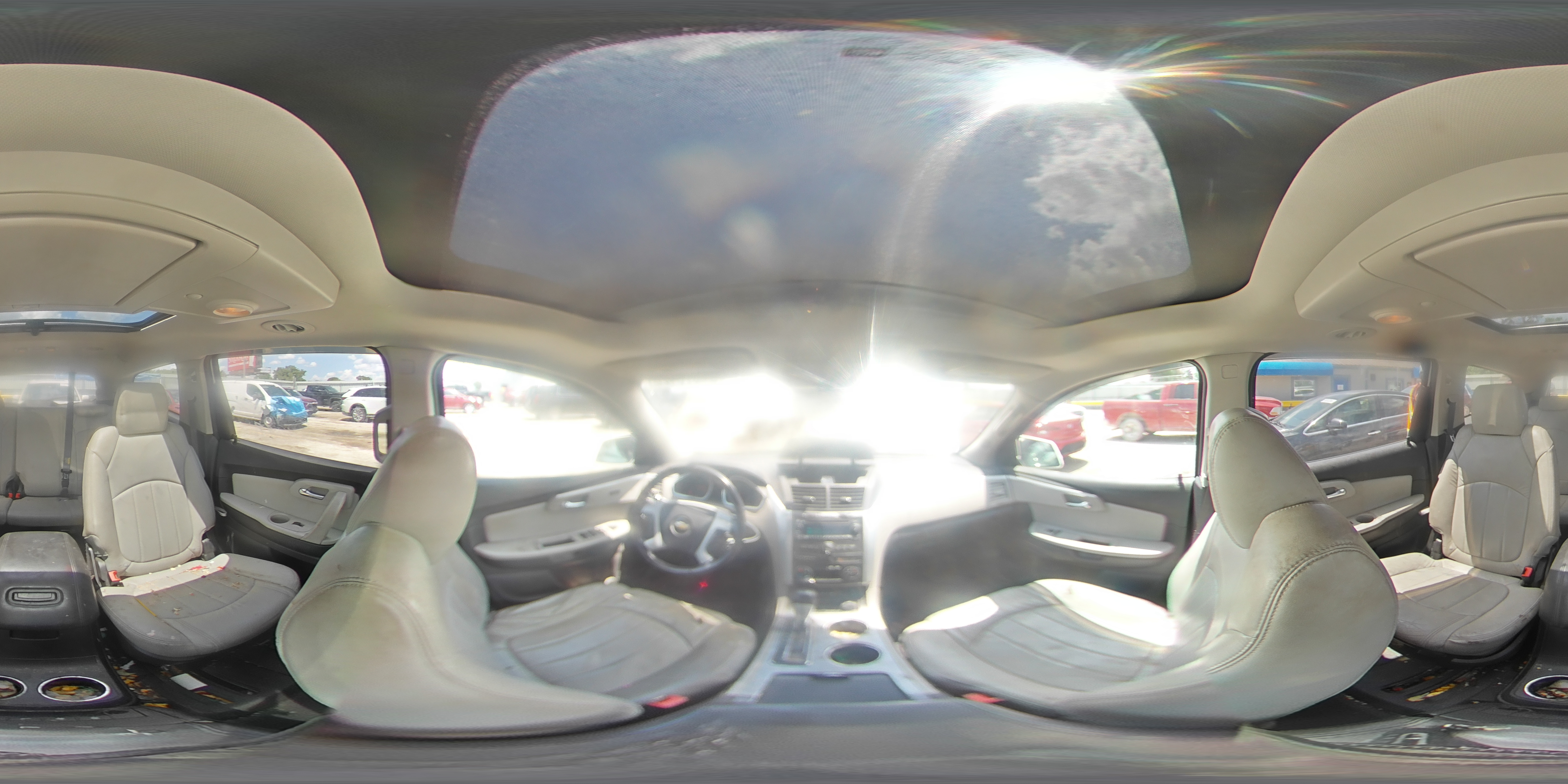 2011 Chevrolet Traverse Ltz White vin: 1GNKVLED4BJ266942