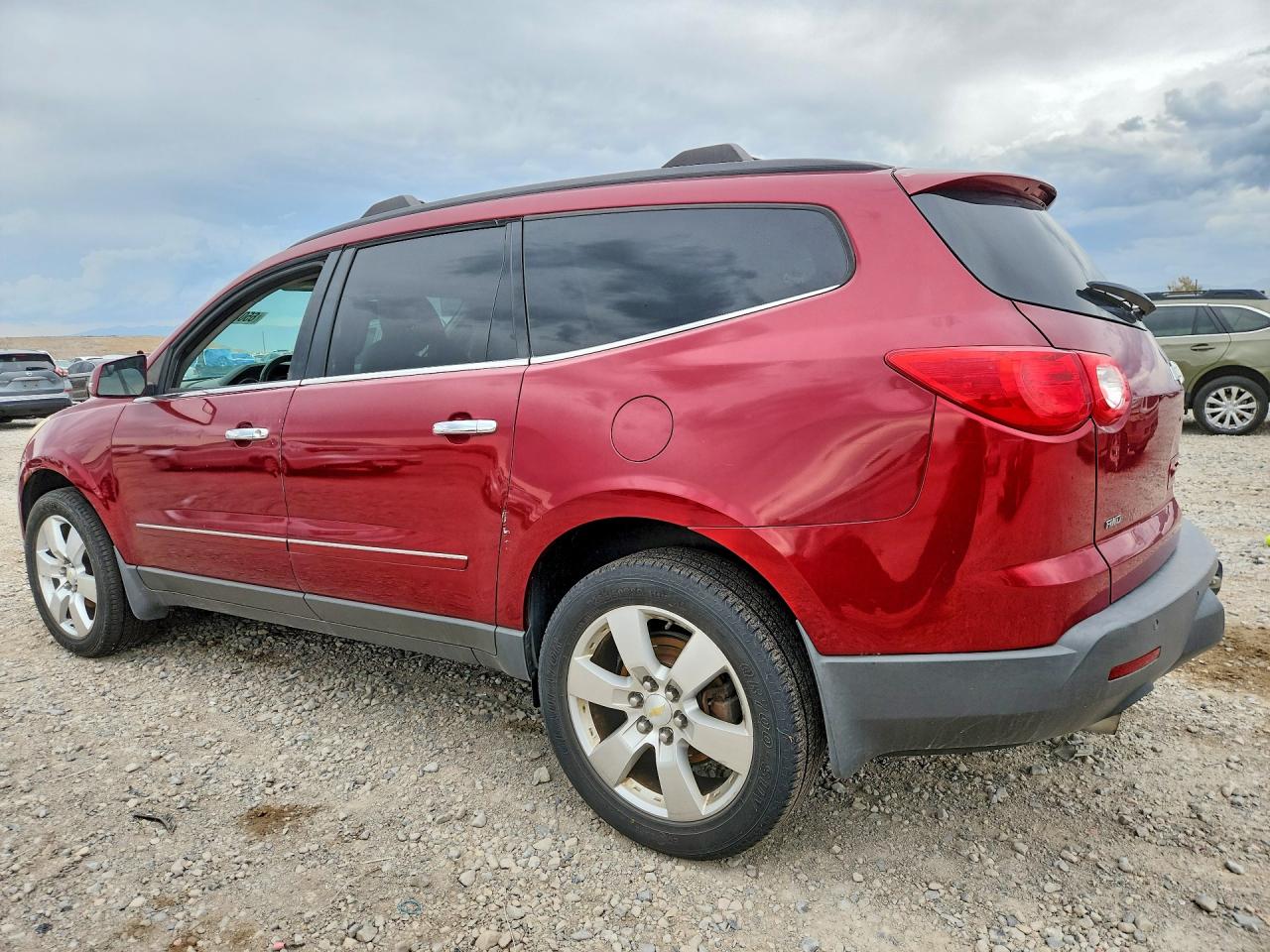 2011 Chevrolet Traverse Ltz Maroon vin: 1GNKVLED5BJ122462