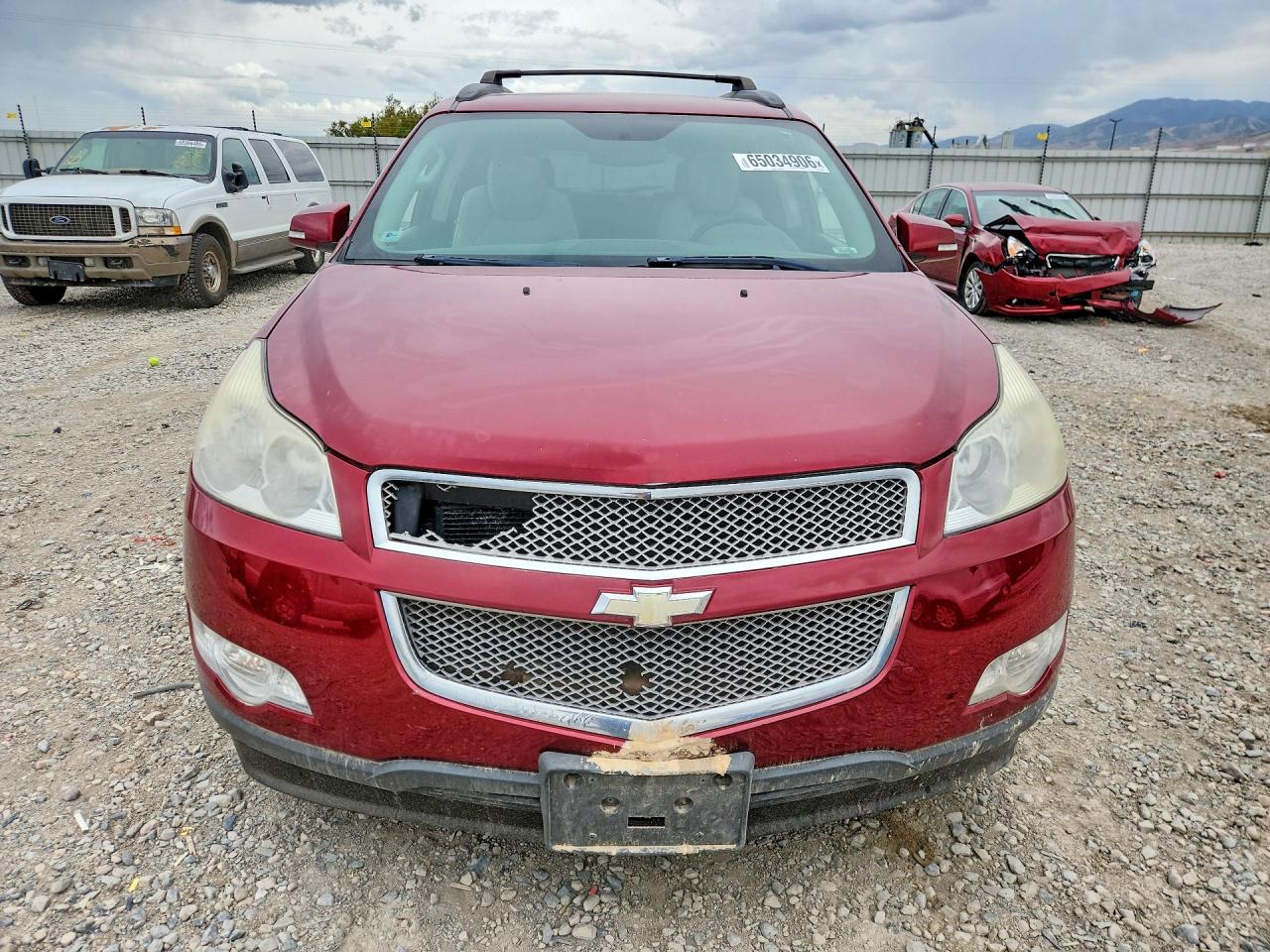 2011 Chevrolet Traverse Ltz Maroon vin: 1GNKVLED5BJ122462
