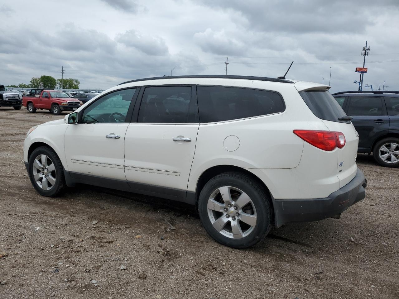 2012 Chevrolet Traverse Ltz   Белый vin: 1GNKVLED5CJ104688
