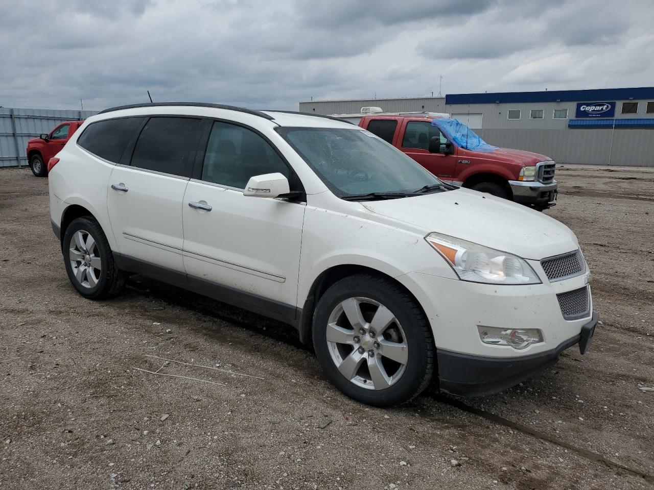 2012 Chevrolet Traverse Ltz   Белый vin: 1GNKVLED5CJ104688