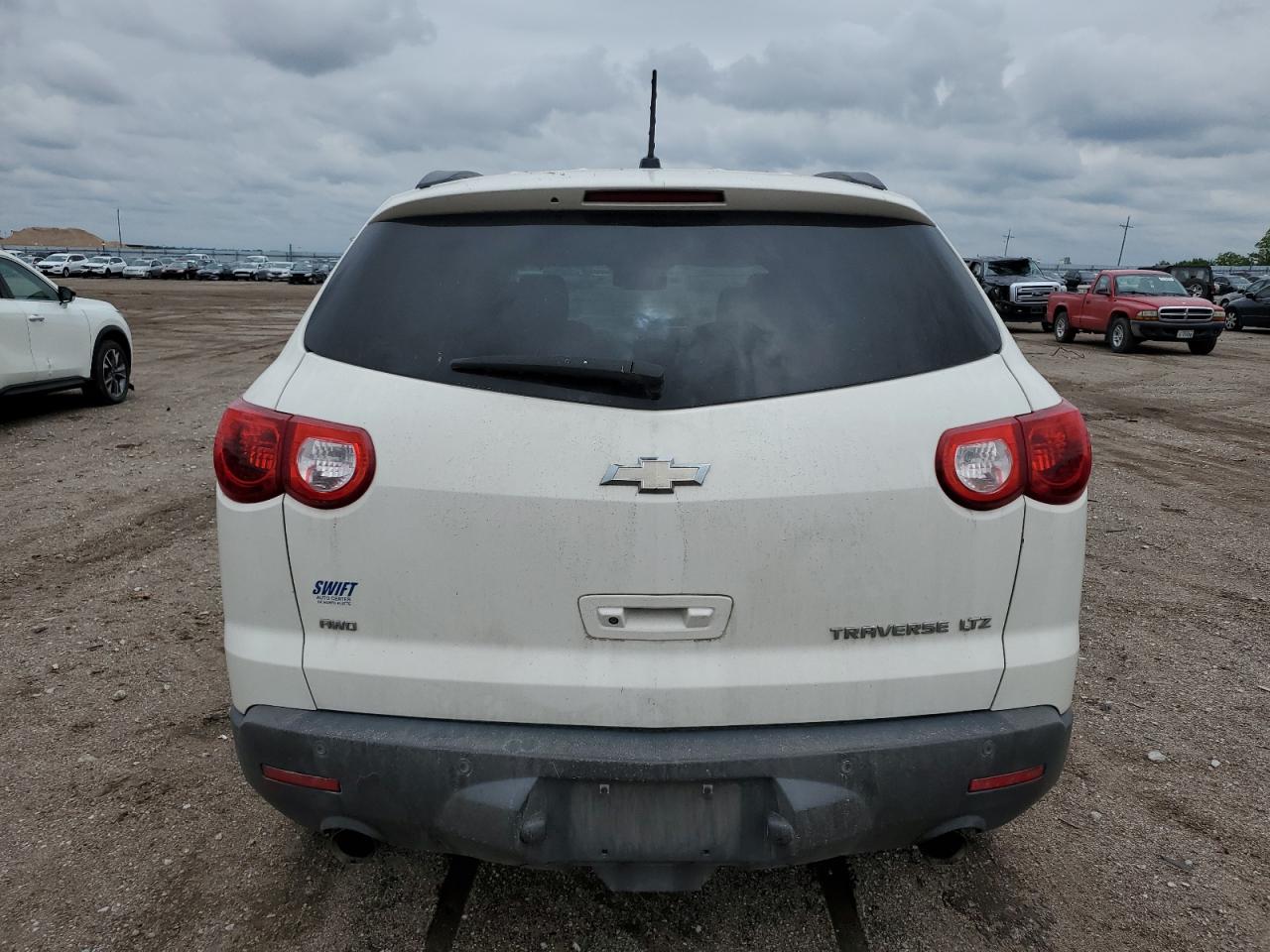 2012 Chevrolet Traverse Ltz   Белый vin: 1GNKVLED5CJ104688
