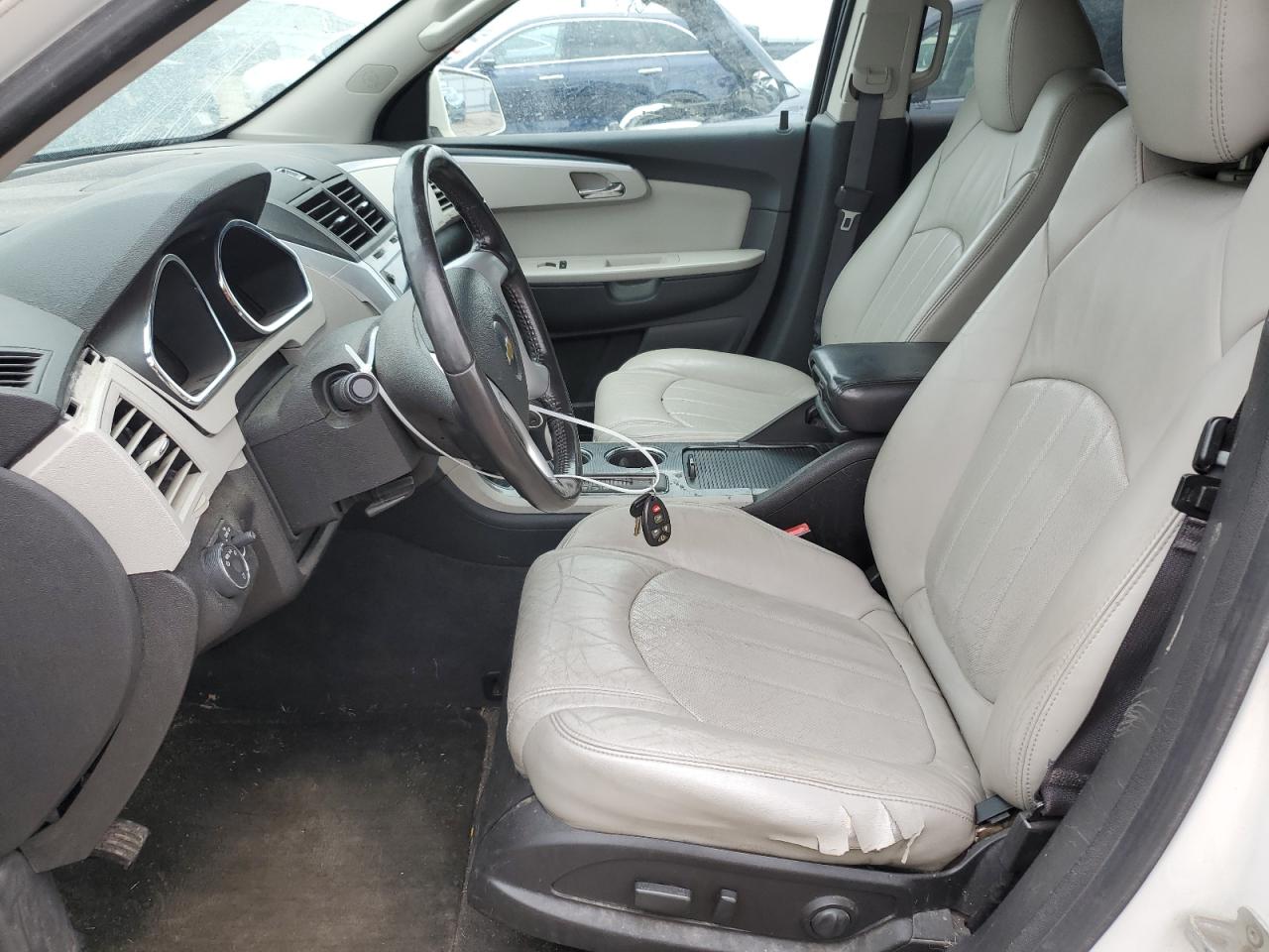 2012 Chevrolet Traverse Ltz   Белый vin: 1GNKVLED5CJ104688