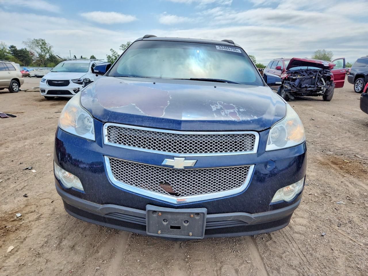 2012 Chevrolet Traverse Ltz Blue vin: 1GNKVLED5CJ166799