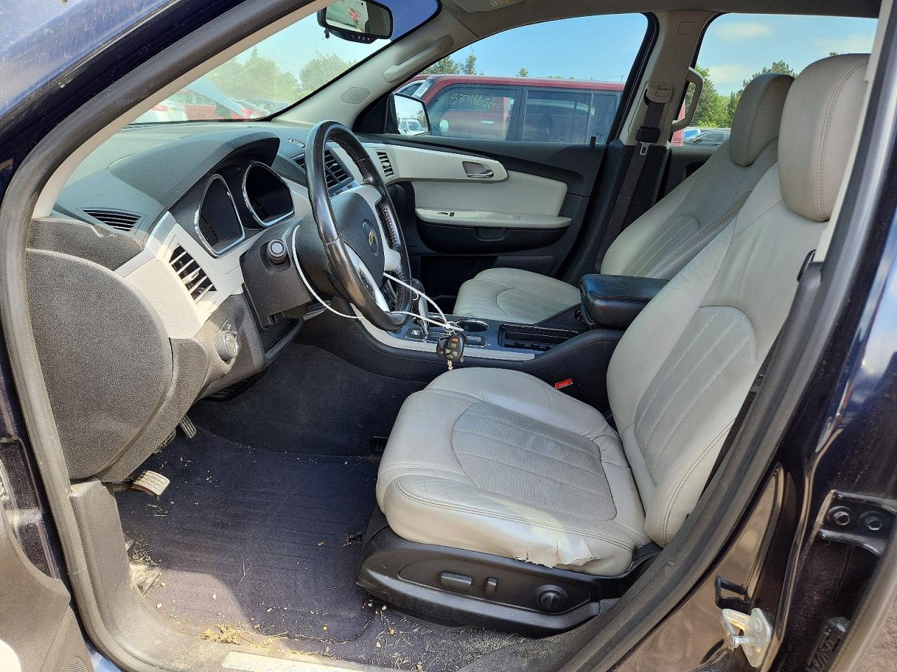 2012 Chevrolet Traverse Ltz Blue vin: 1GNKVLED5CJ166799