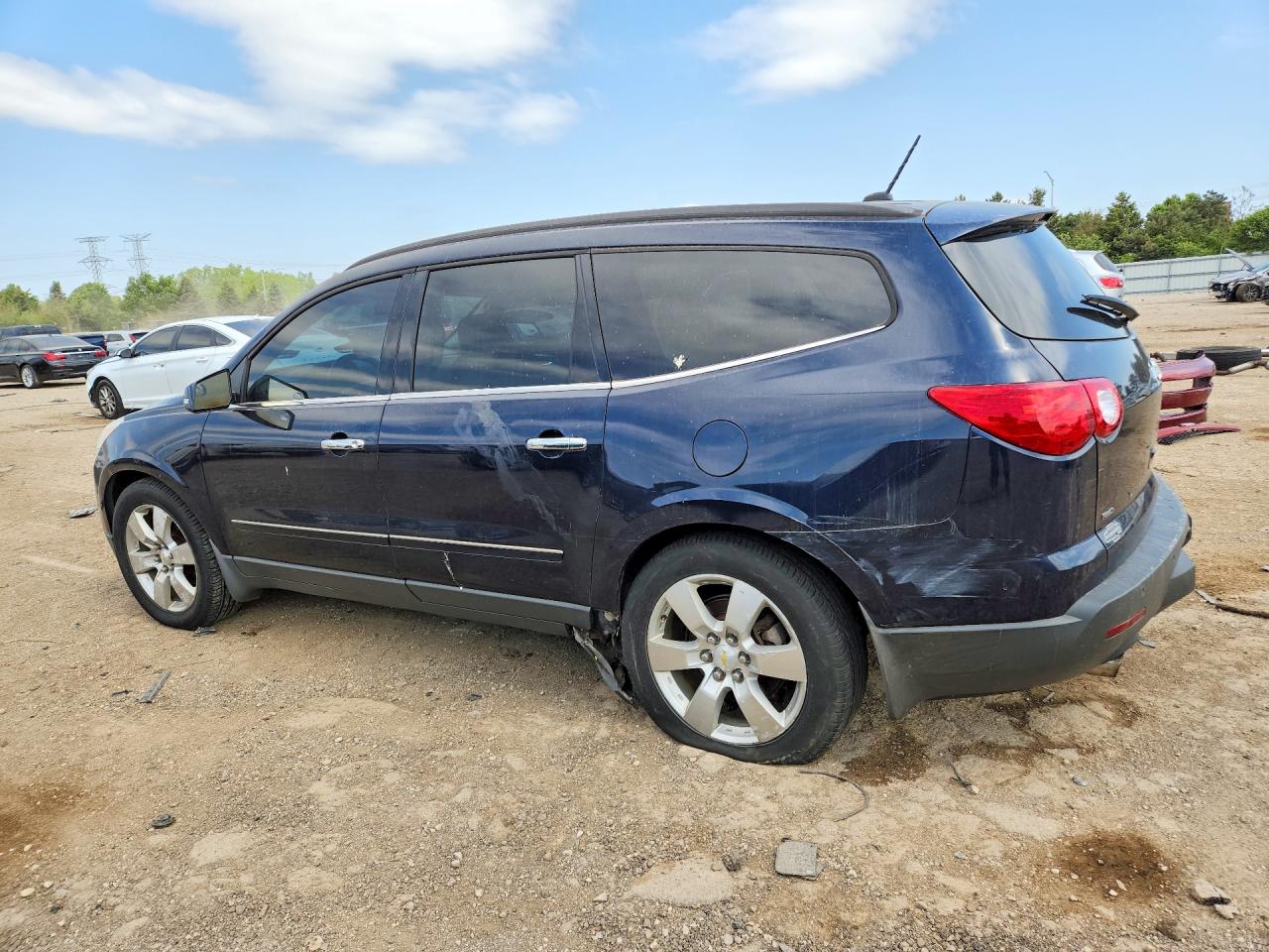 2012 Chevrolet Traverse Ltz Blue vin: 1GNKVLED5CJ166799