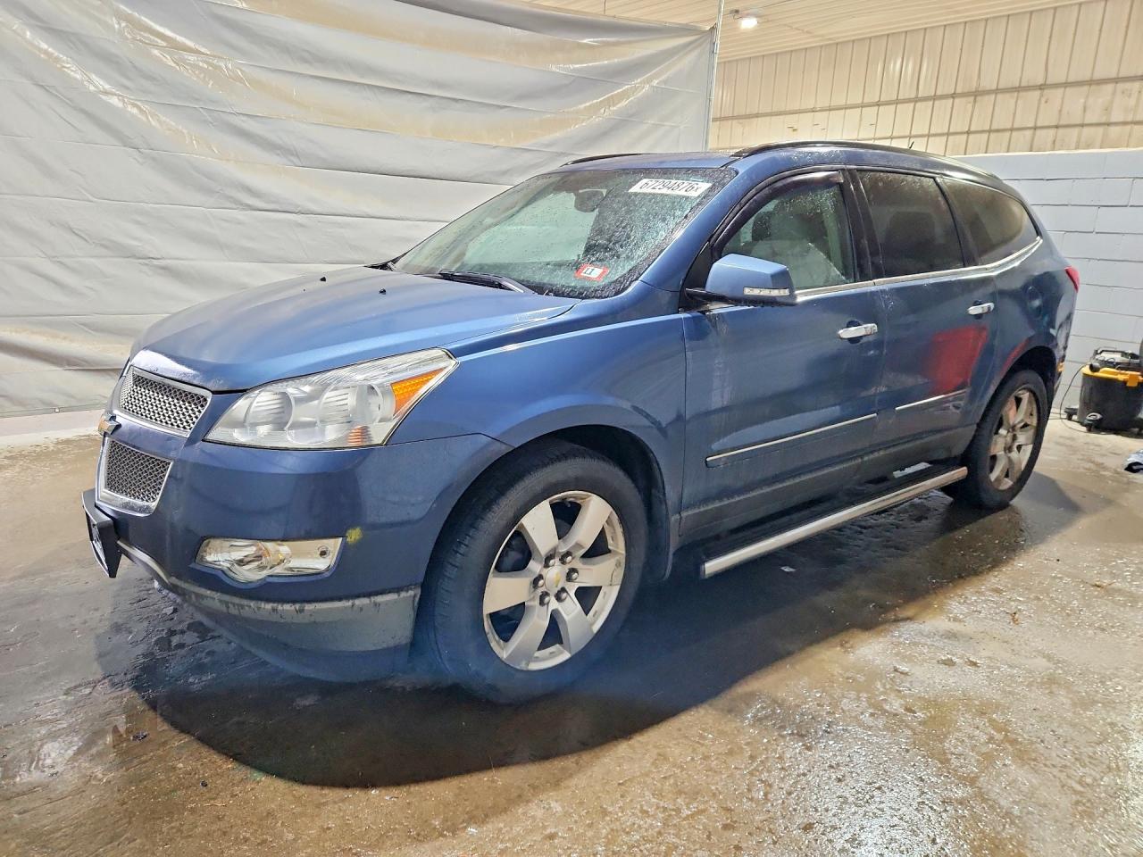 2012 Chevrolet Traverse Ltz Blue vin: 1GNKVLED5CJ299112