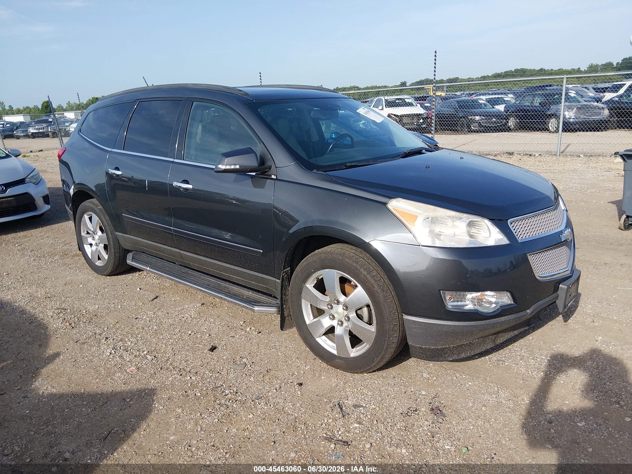 2011 Chevrolet Traverse Ltz Gray vin: 1GNKVLED6BJ148228
