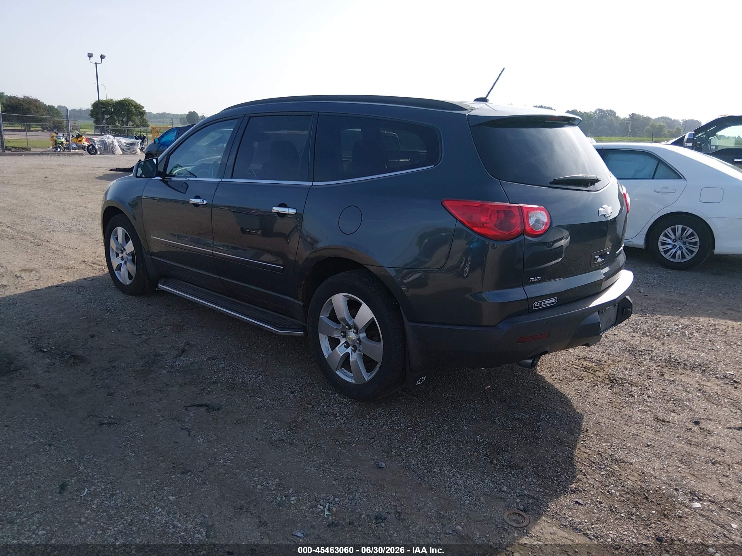 2011 Chevrolet Traverse Ltz Gray vin: 1GNKVLED6BJ148228