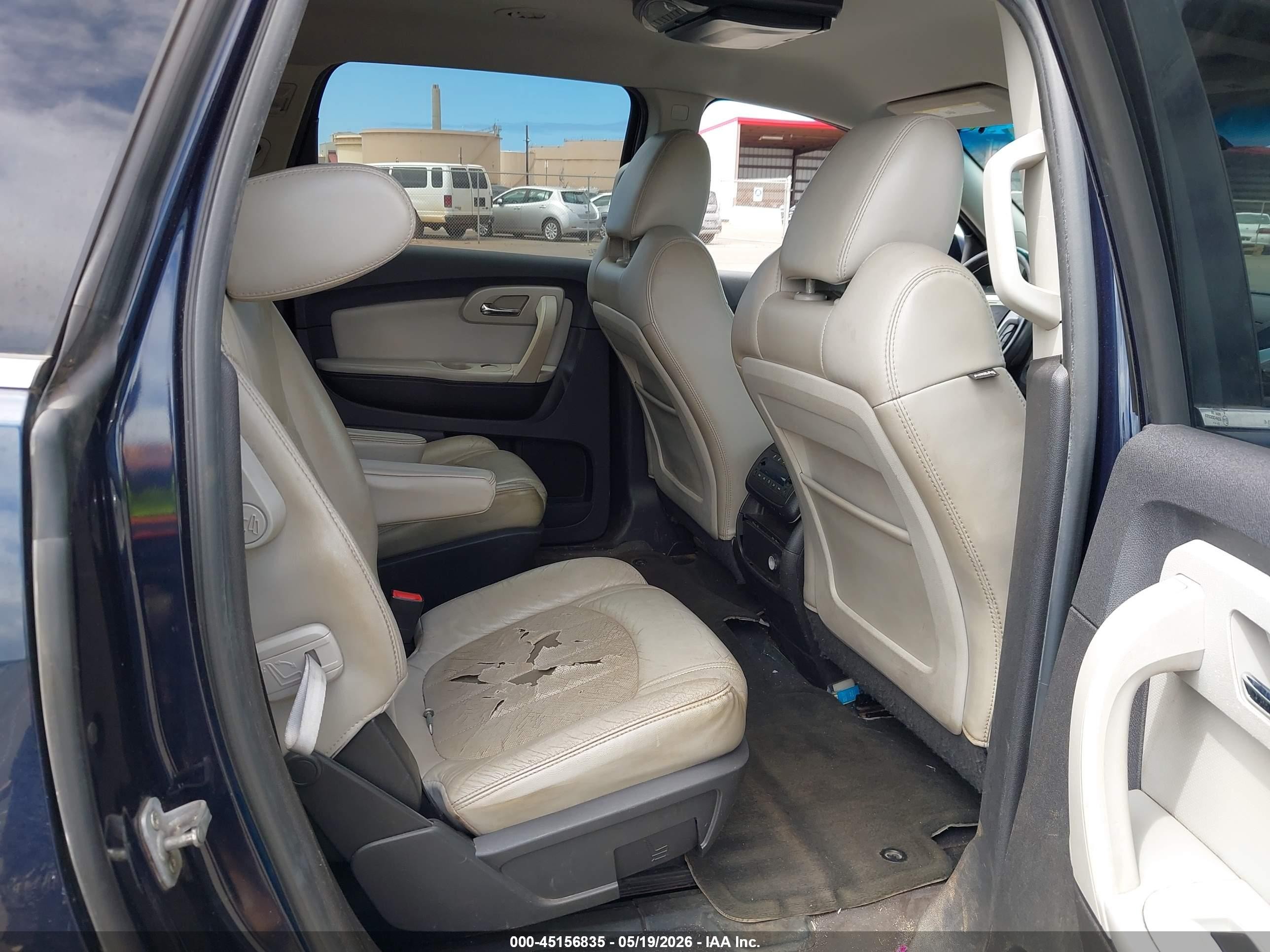 2011 Chevrolet Traverse Ltz Blue vin: 1GNKVLED6BJ250046