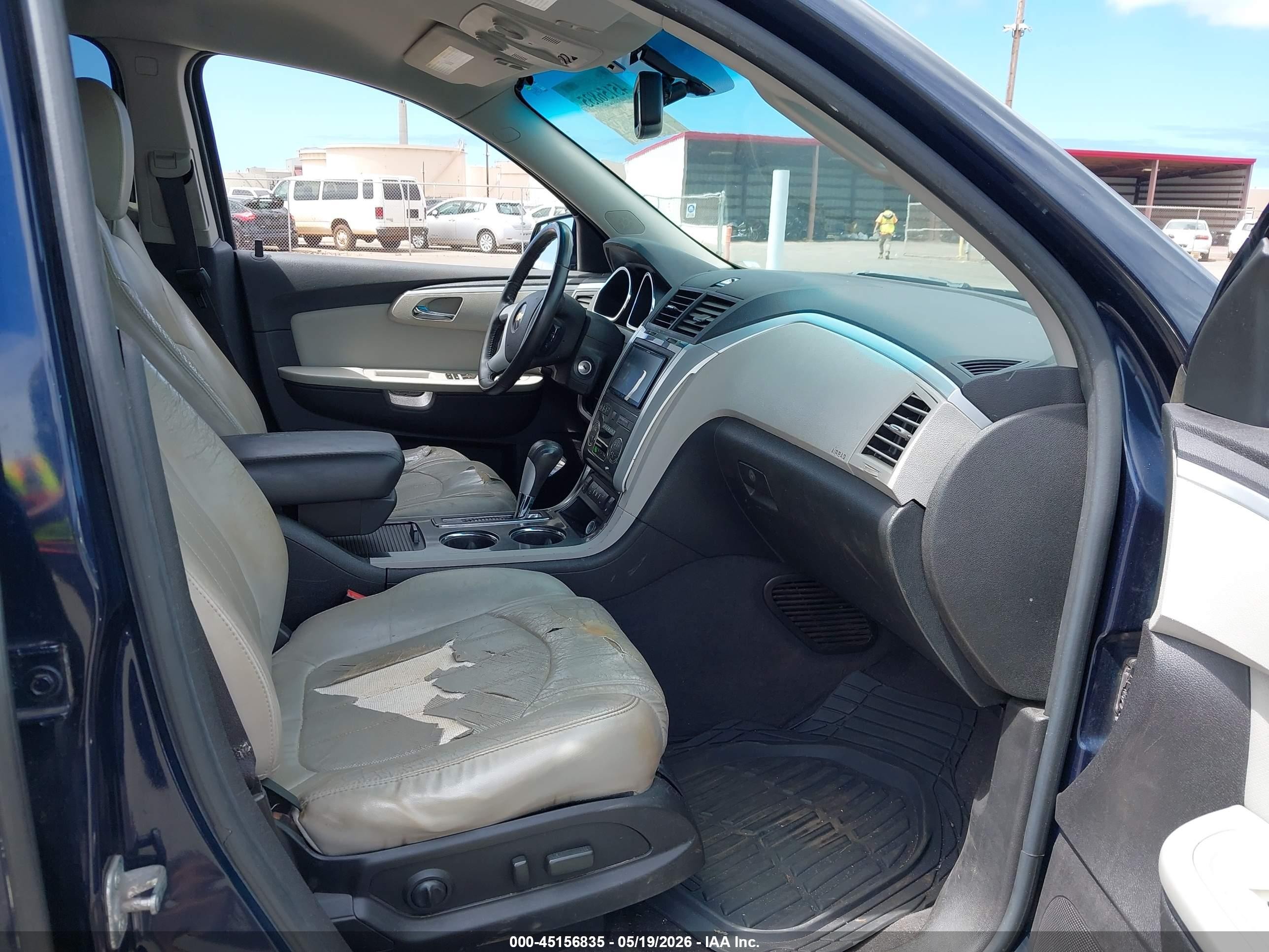 2011 Chevrolet Traverse Ltz Blue vin: 1GNKVLED6BJ250046