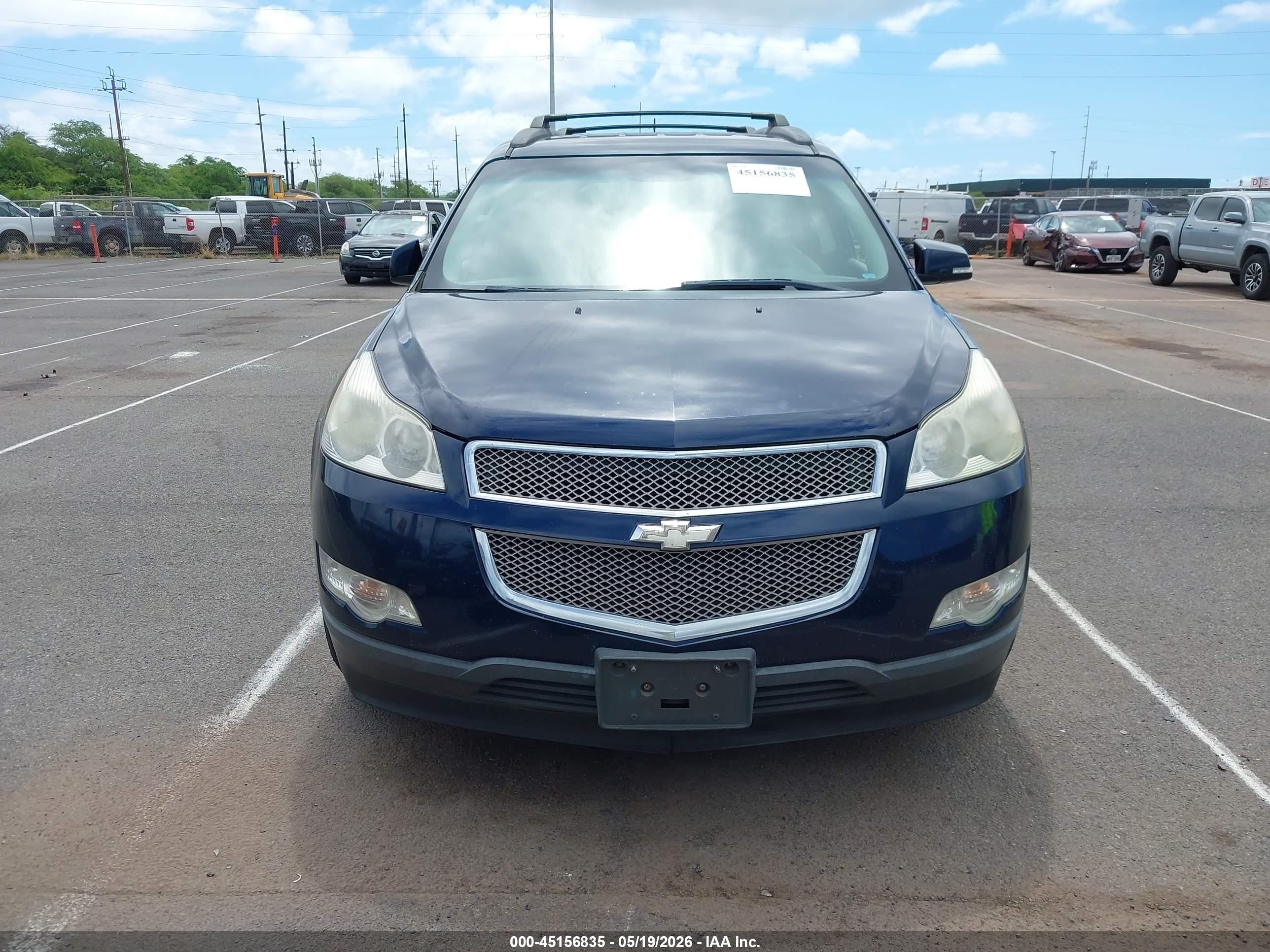 2011 Chevrolet Traverse Ltz Blue vin: 1GNKVLED6BJ250046