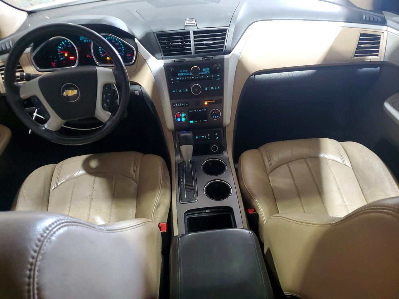 2011 Chevrolet Traverse Ltz White vin: 1GNKVLED7BJ206377