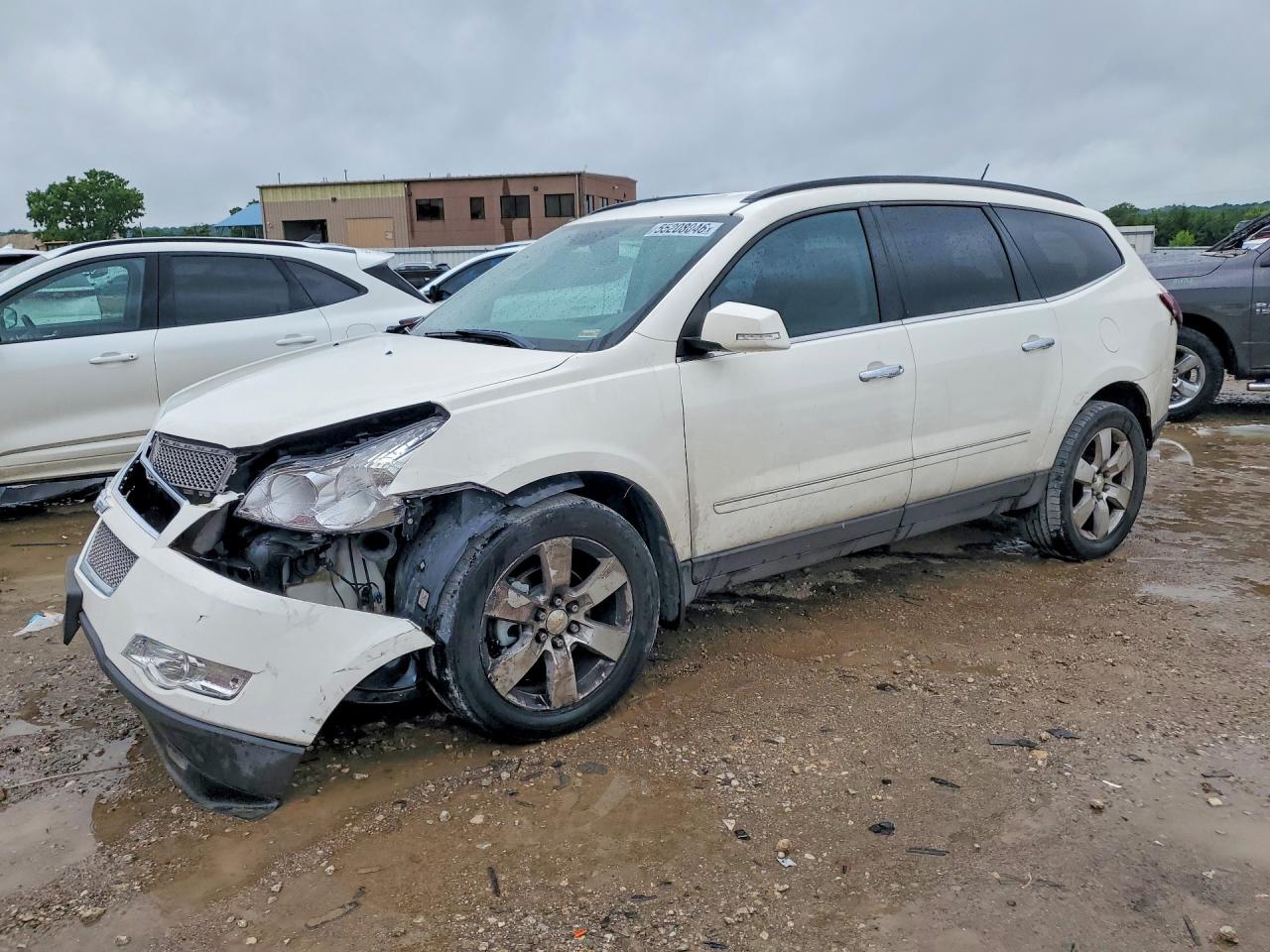 2012 Chevrolet Traverse Ltz Белый vin: 1GNKVLED7CJ153651