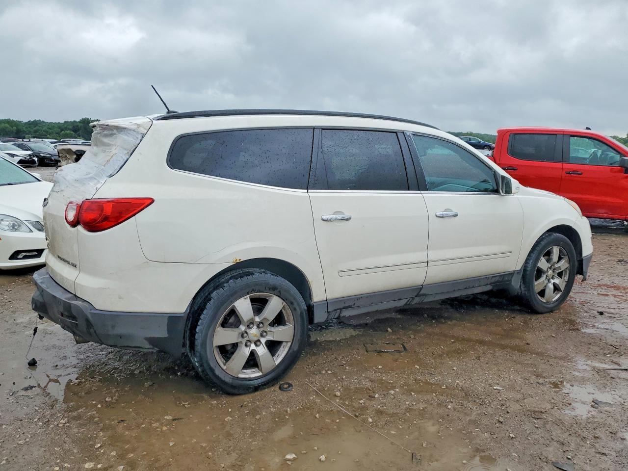 2012 Chevrolet Traverse Ltz Белый vin: 1GNKVLED7CJ153651
