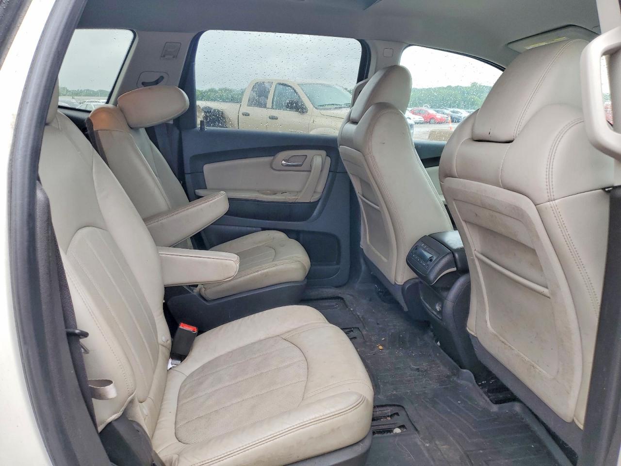 2012 Chevrolet Traverse Ltz Белый vin: 1GNKVLED7CJ153651