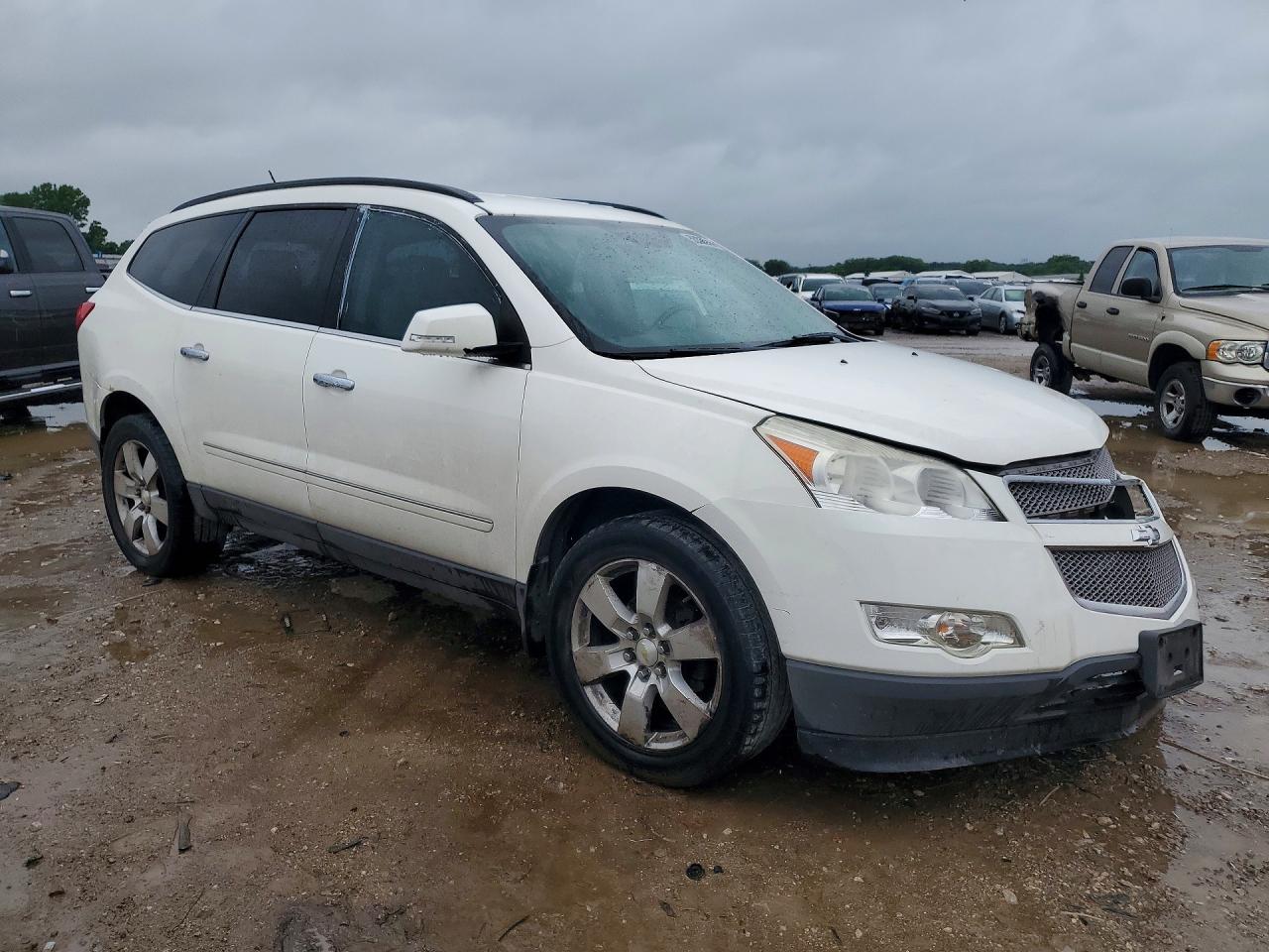 2012 Chevrolet Traverse Ltz Белый vin: 1GNKVLED7CJ153651