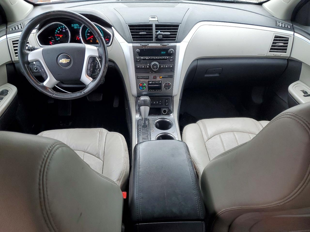 2012 Chevrolet Traverse Ltz Белый vin: 1GNKVLED7CJ153651