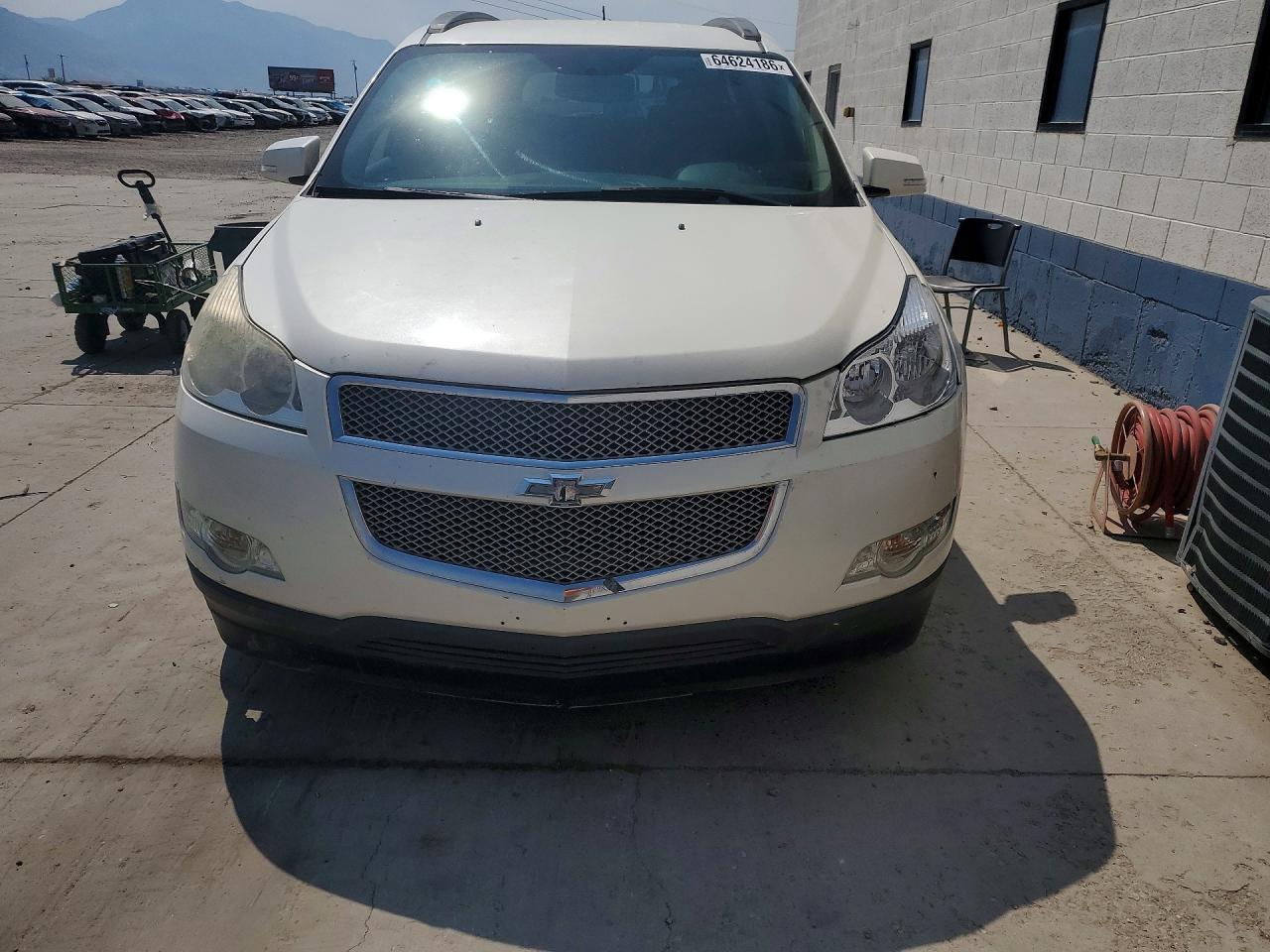 2012 Chevrolet Traverse Ltz White vin: 1GNKVLED7CJ350612