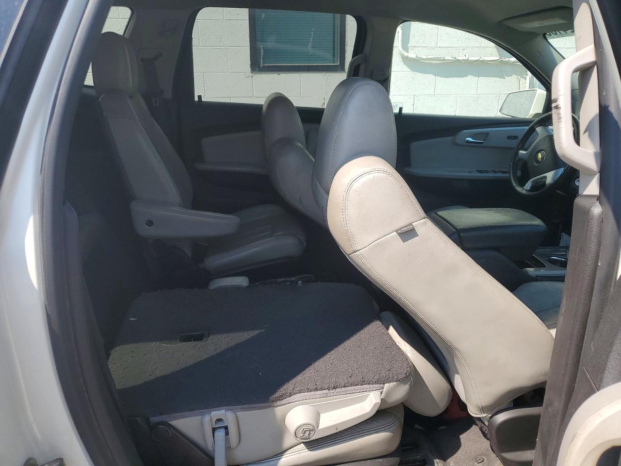 2012 Chevrolet Traverse Ltz White vin: 1GNKVLED7CJ350612